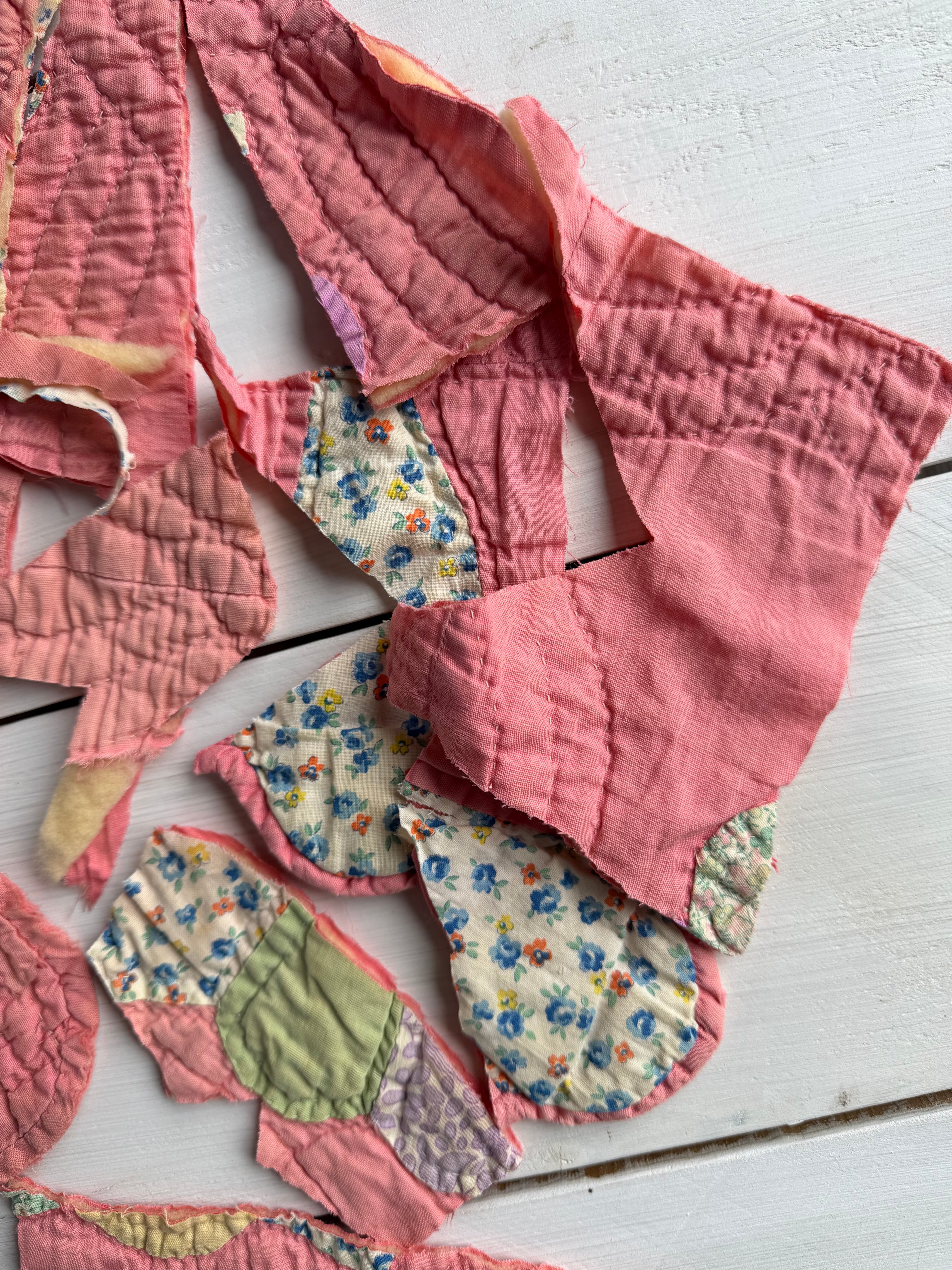 Vintage Quilt Scraps