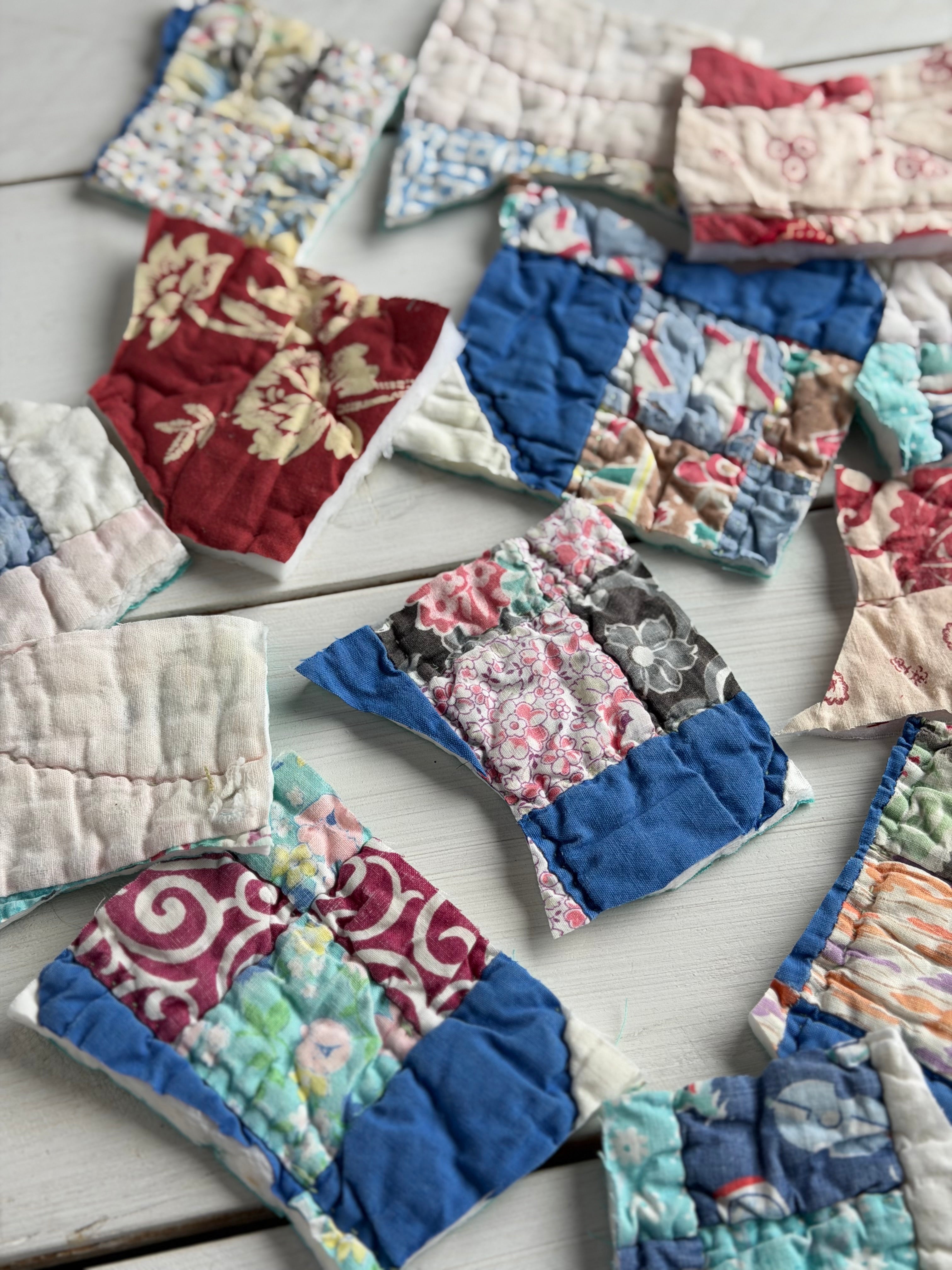 Vintage Quilt Scraps