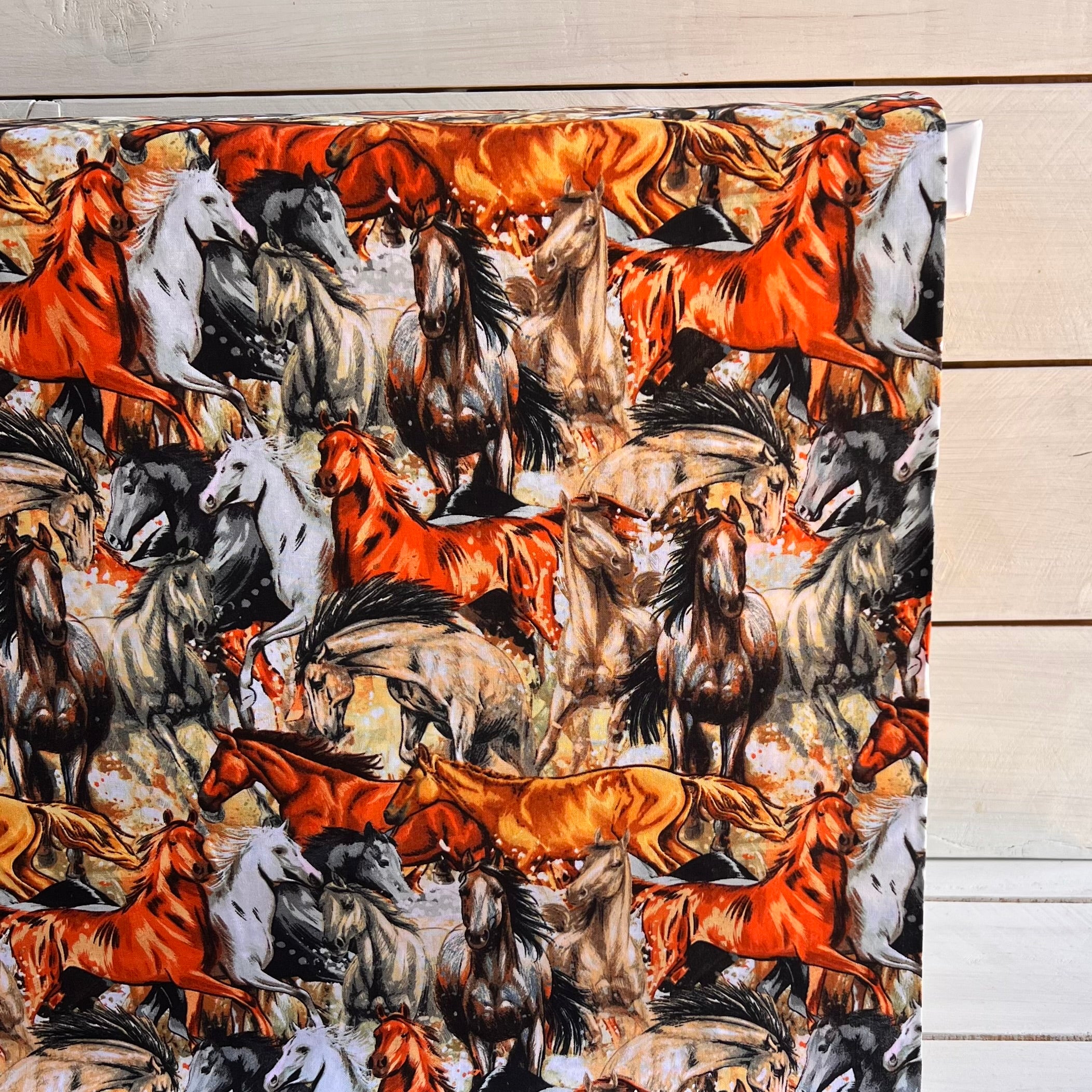 Horse Stampeded Fabric