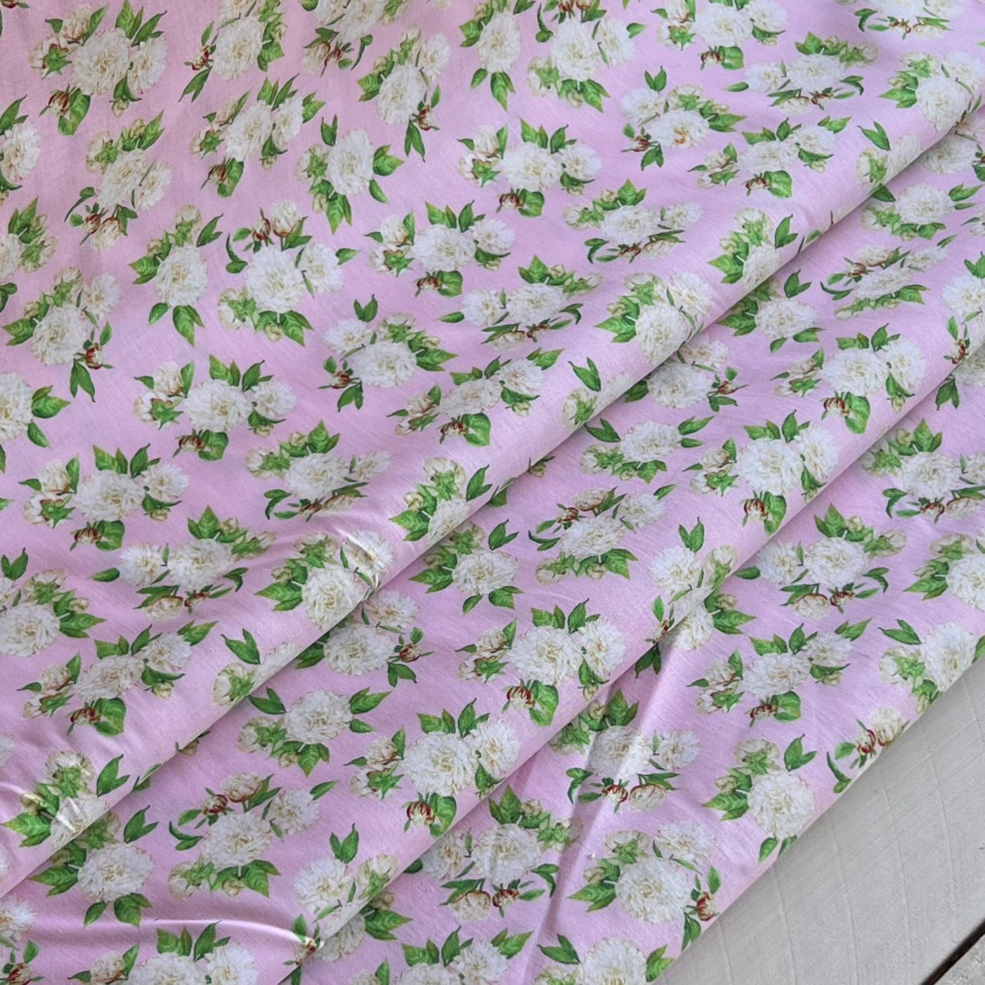 Love Letters Rose Fabric Pink by Windham Fabrics