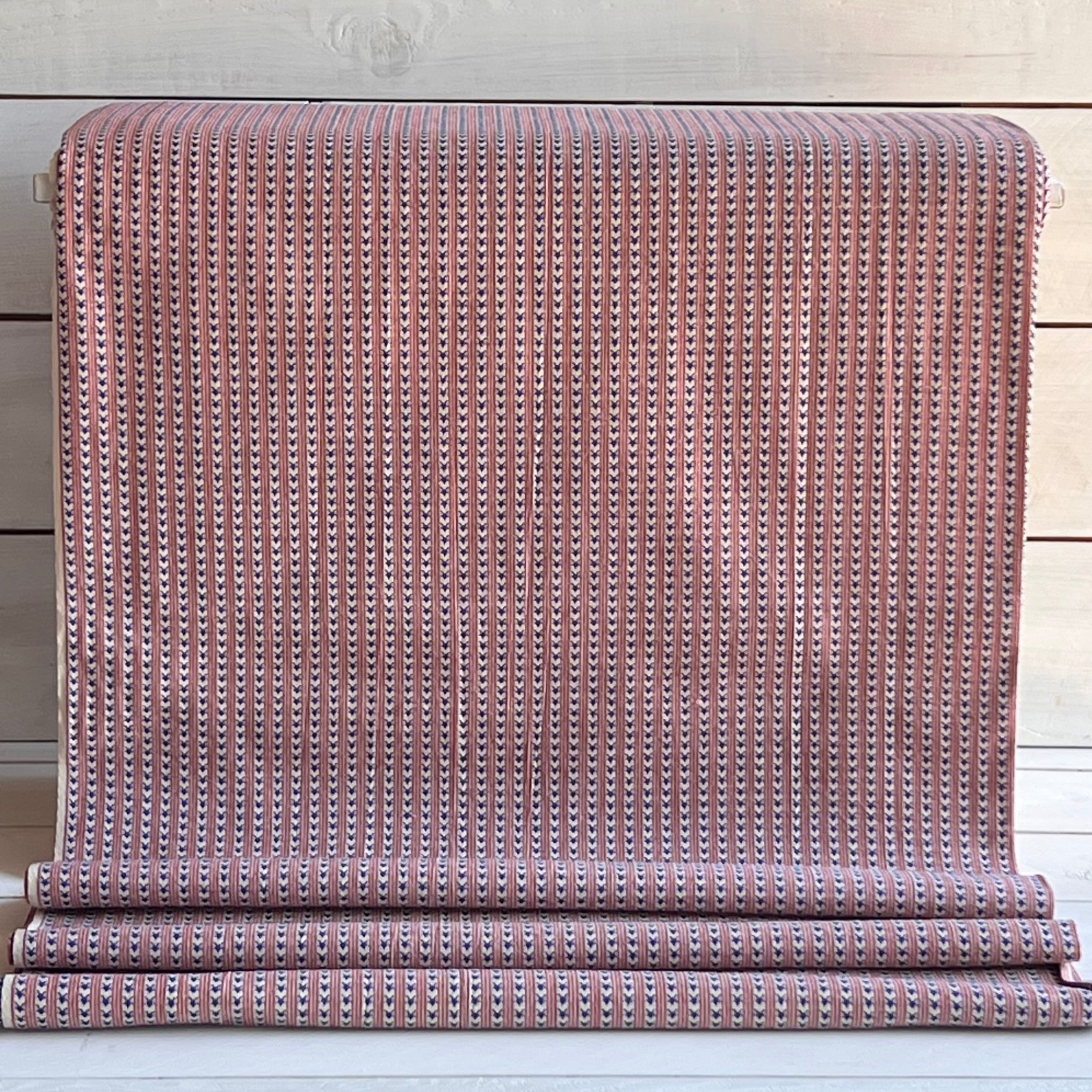 Green and Beige Mini Check Plaid - Homespun Fabric - 401