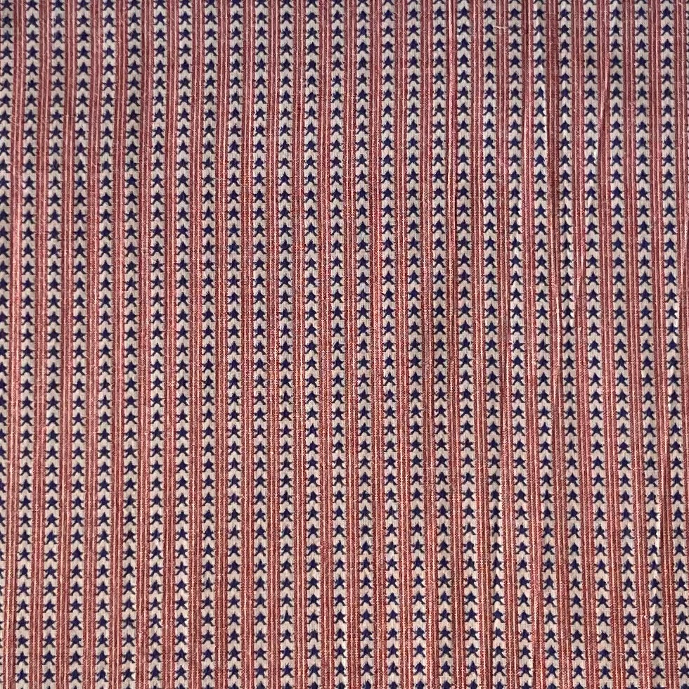 Green and Beige Mini Check Plaid - Homespun Fabric - 401