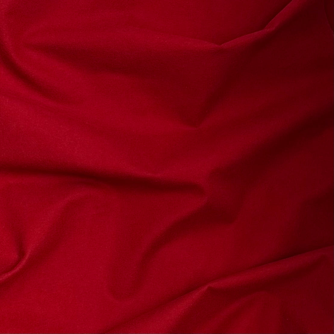 Flannel - Deep Maroon Red