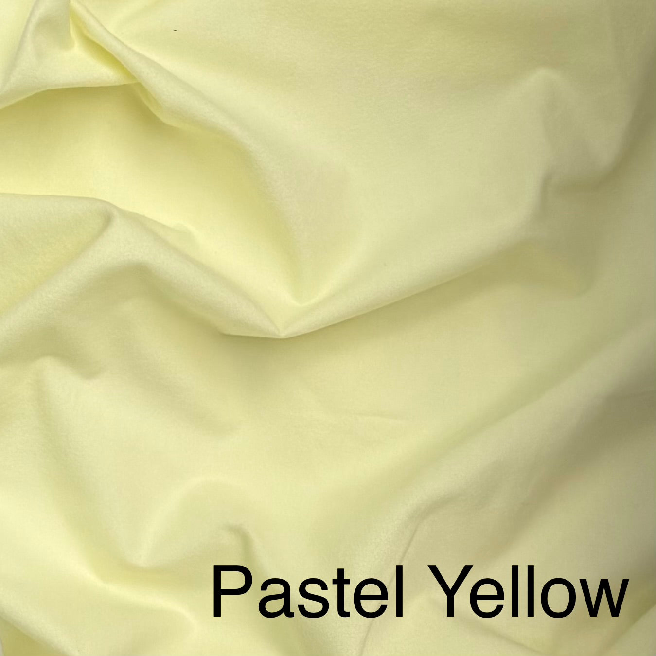 Flannel - Pastel Creamy Yellow