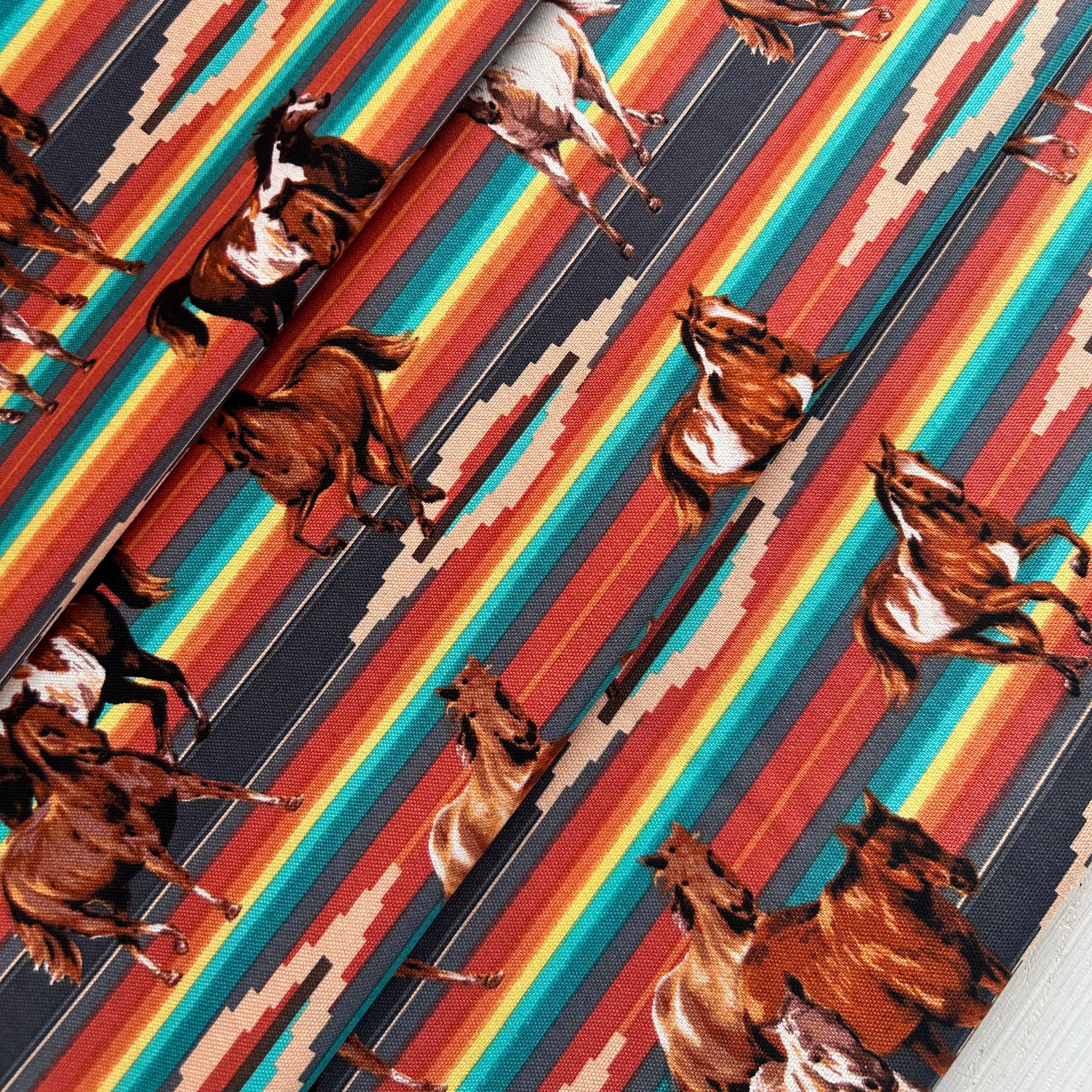 Canvas Cotton -53736C-1 Thoroughbreds Spirit Trail, Cotton Canvas by Windham Fabrics