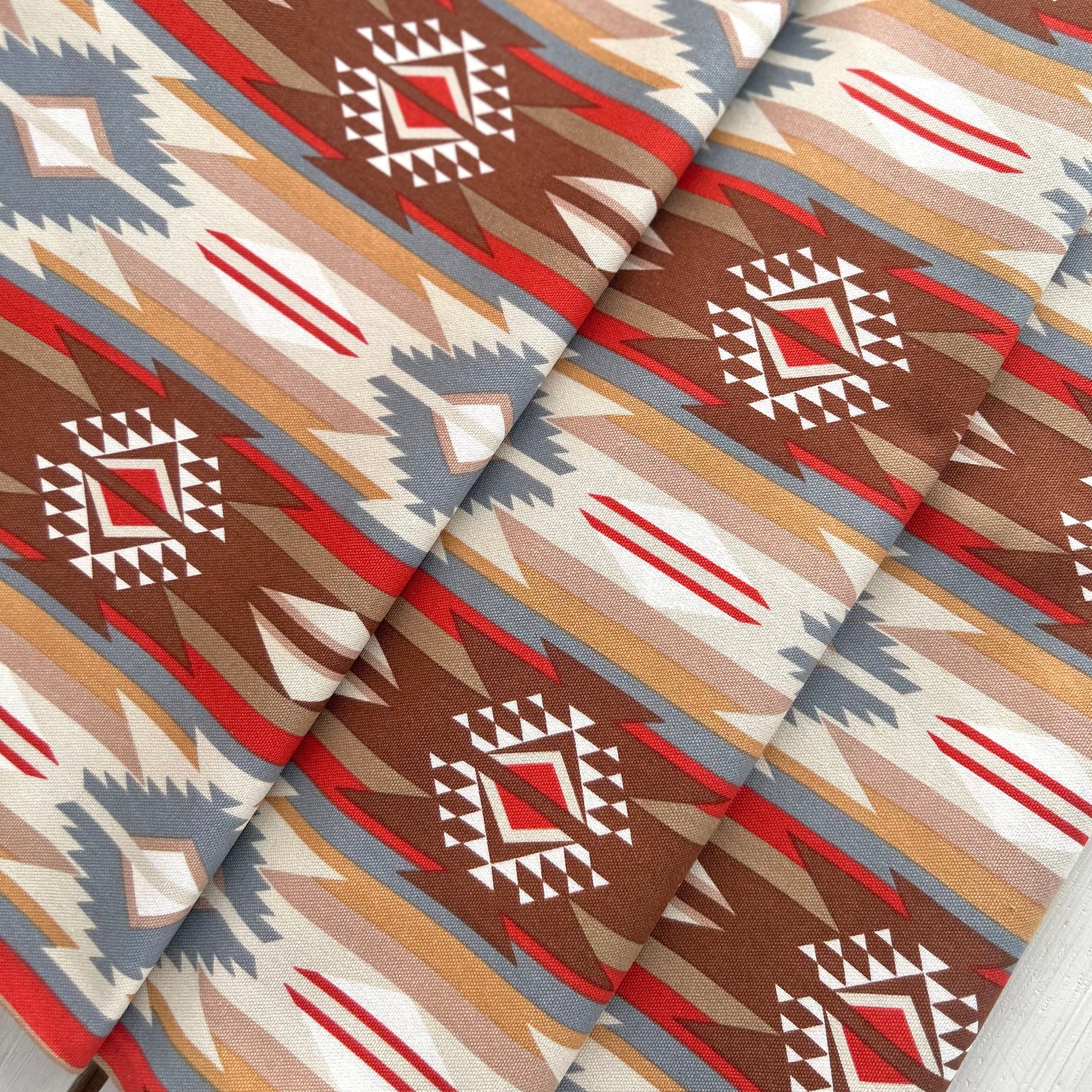 Canvas Cotton -53729C-1 Trailhead Spirit Trail, Windham Fabrics, Desert Sand