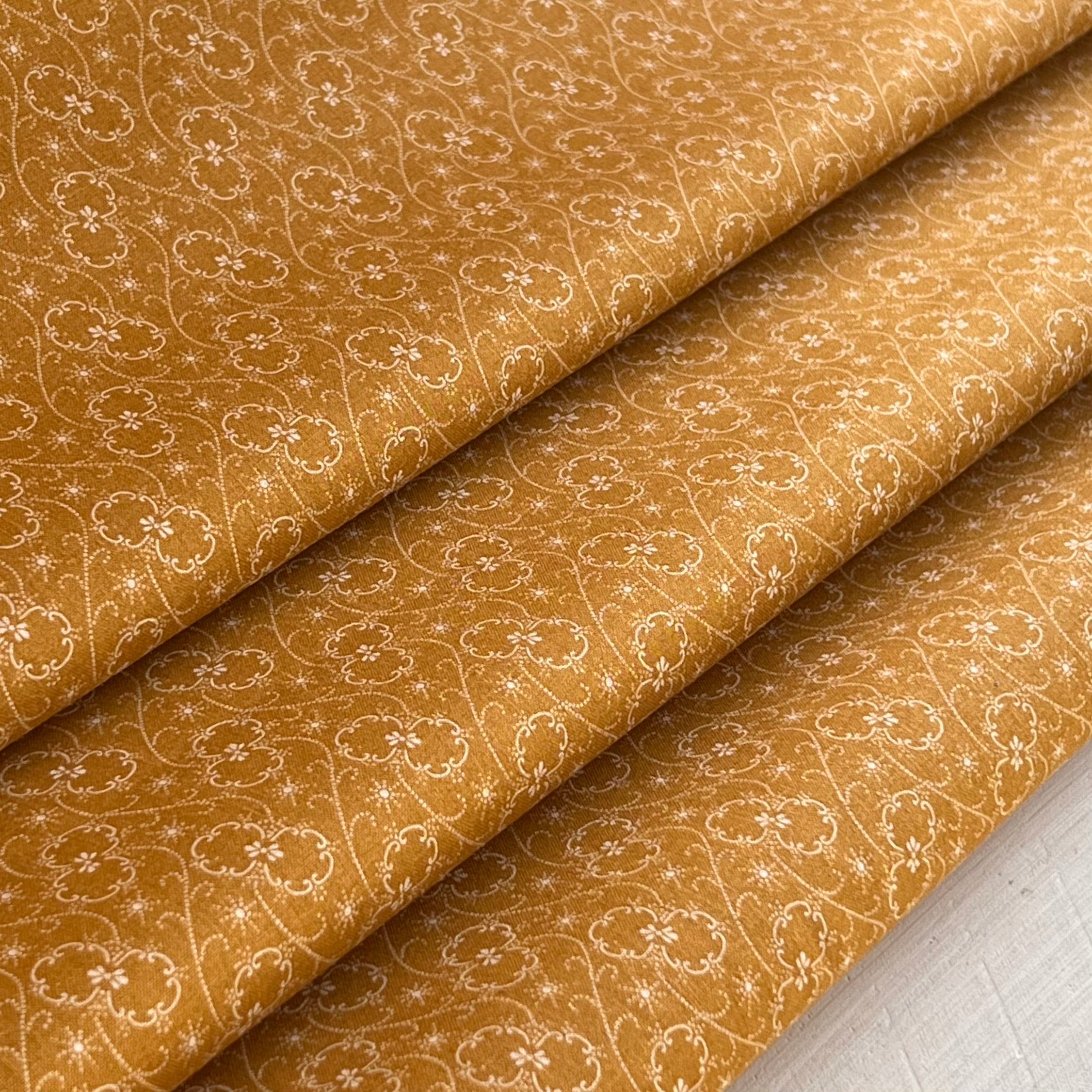 Copper-Gold-Yellow - Antique Floral