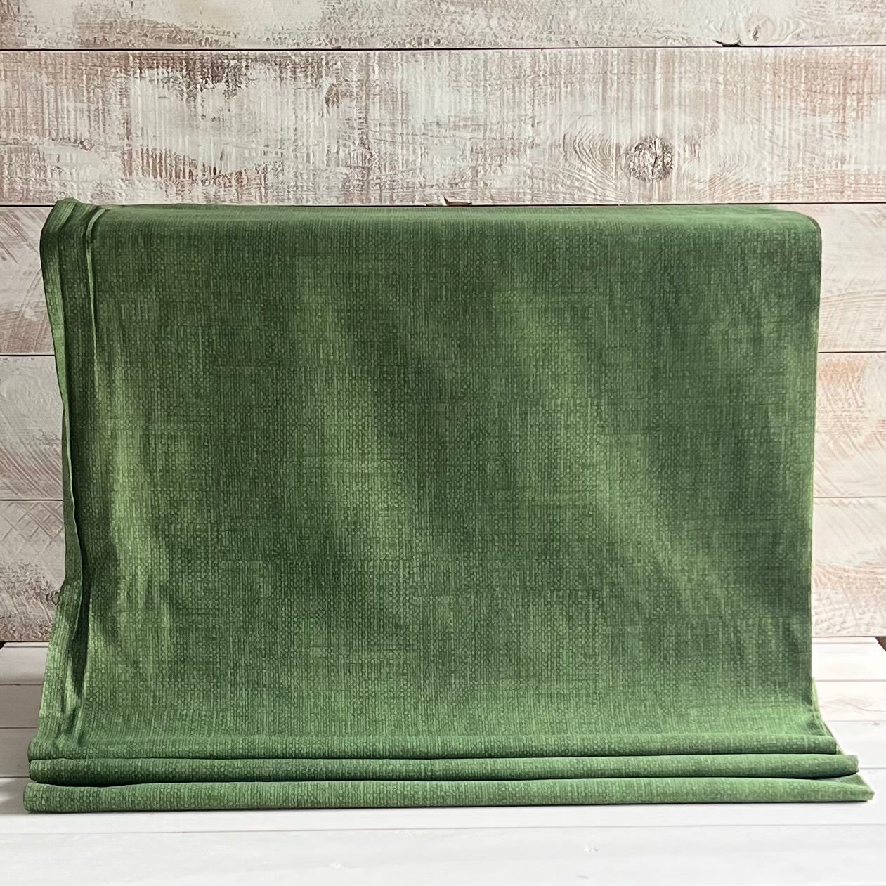 Hunter Green - Basket Weave Solid