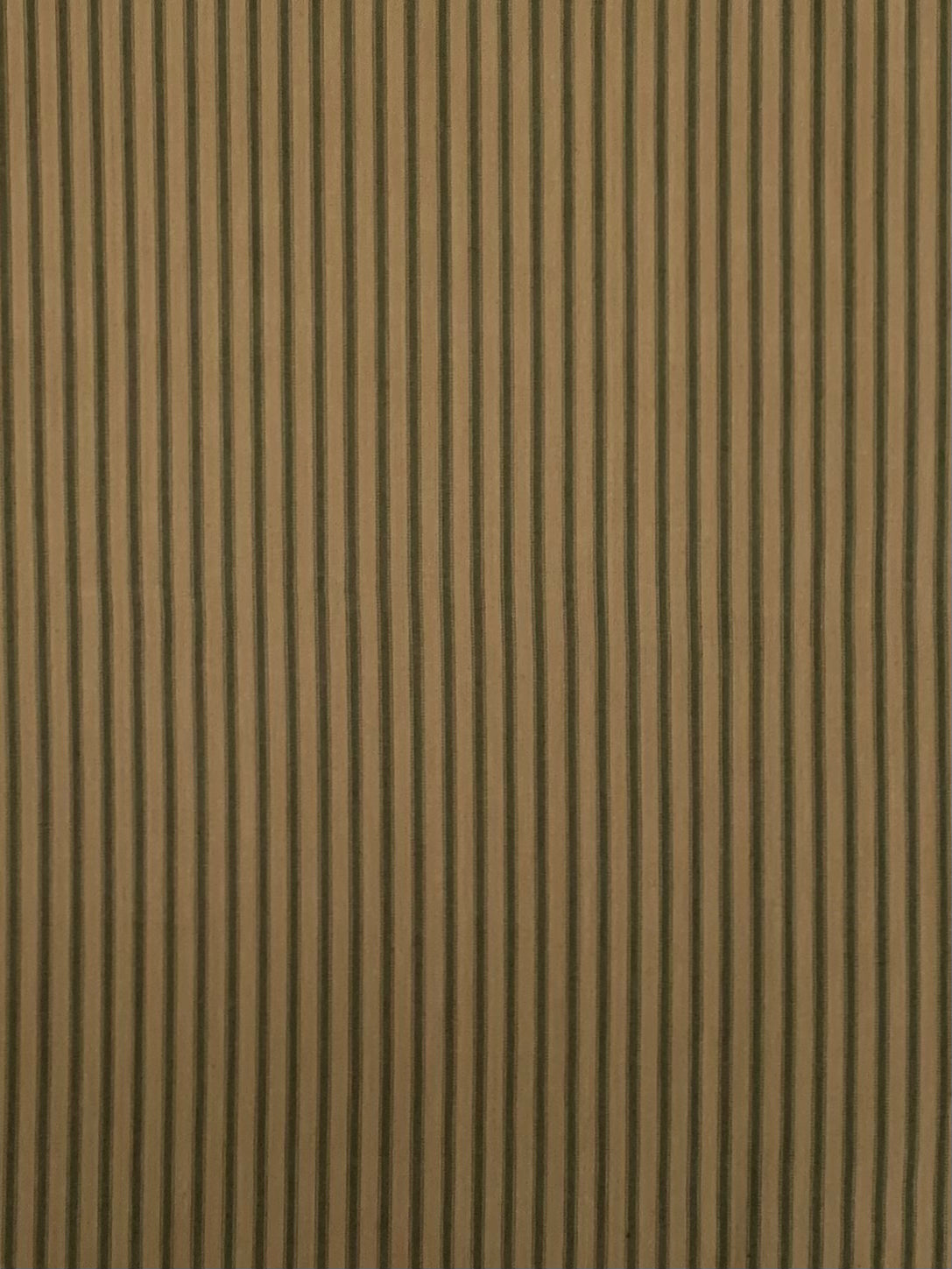 Beige and Green Stripe - Homespun Fabric - 46