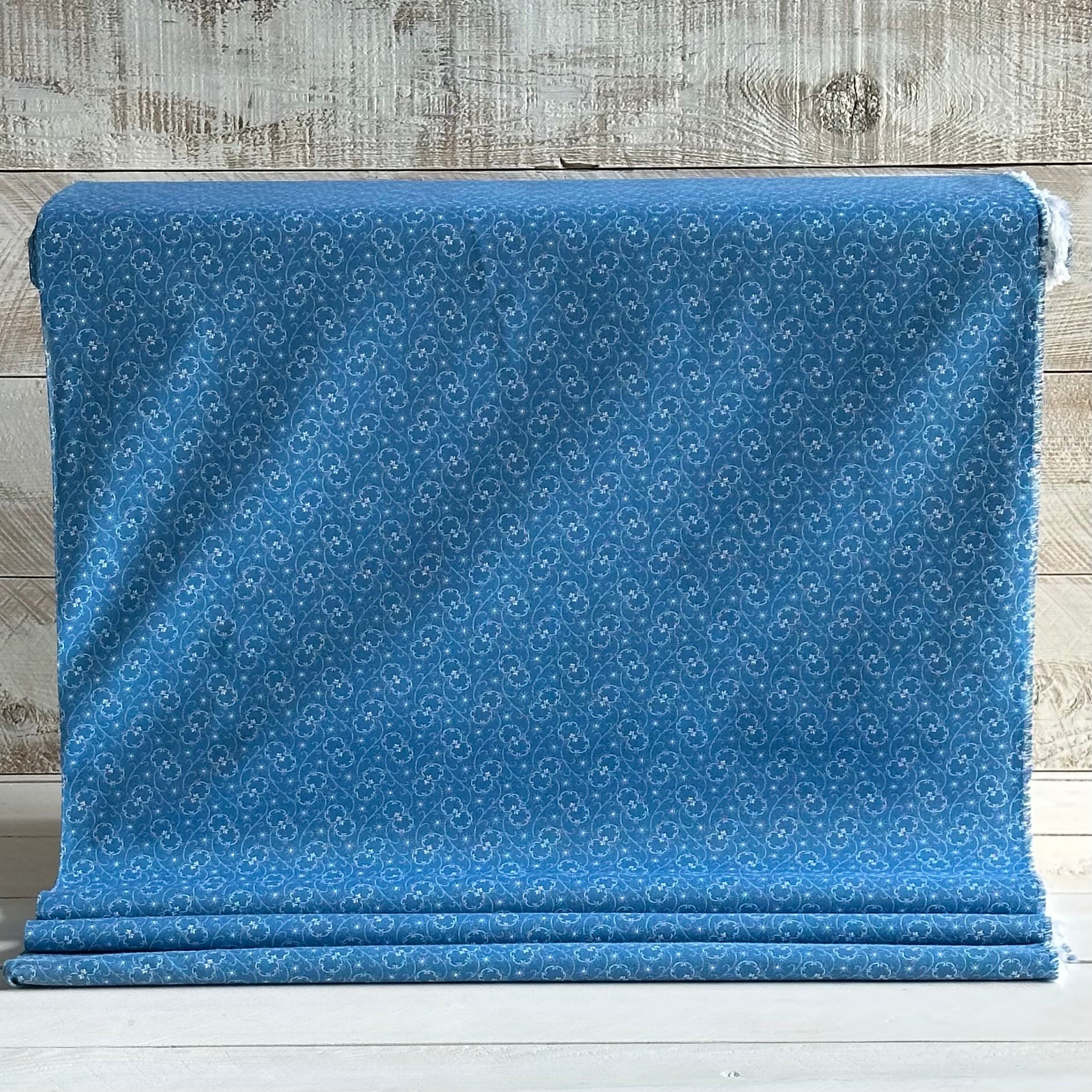 Medium Blue - Antique Floral