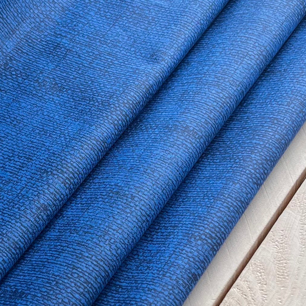 Royal Blue - Basket Weave Solid