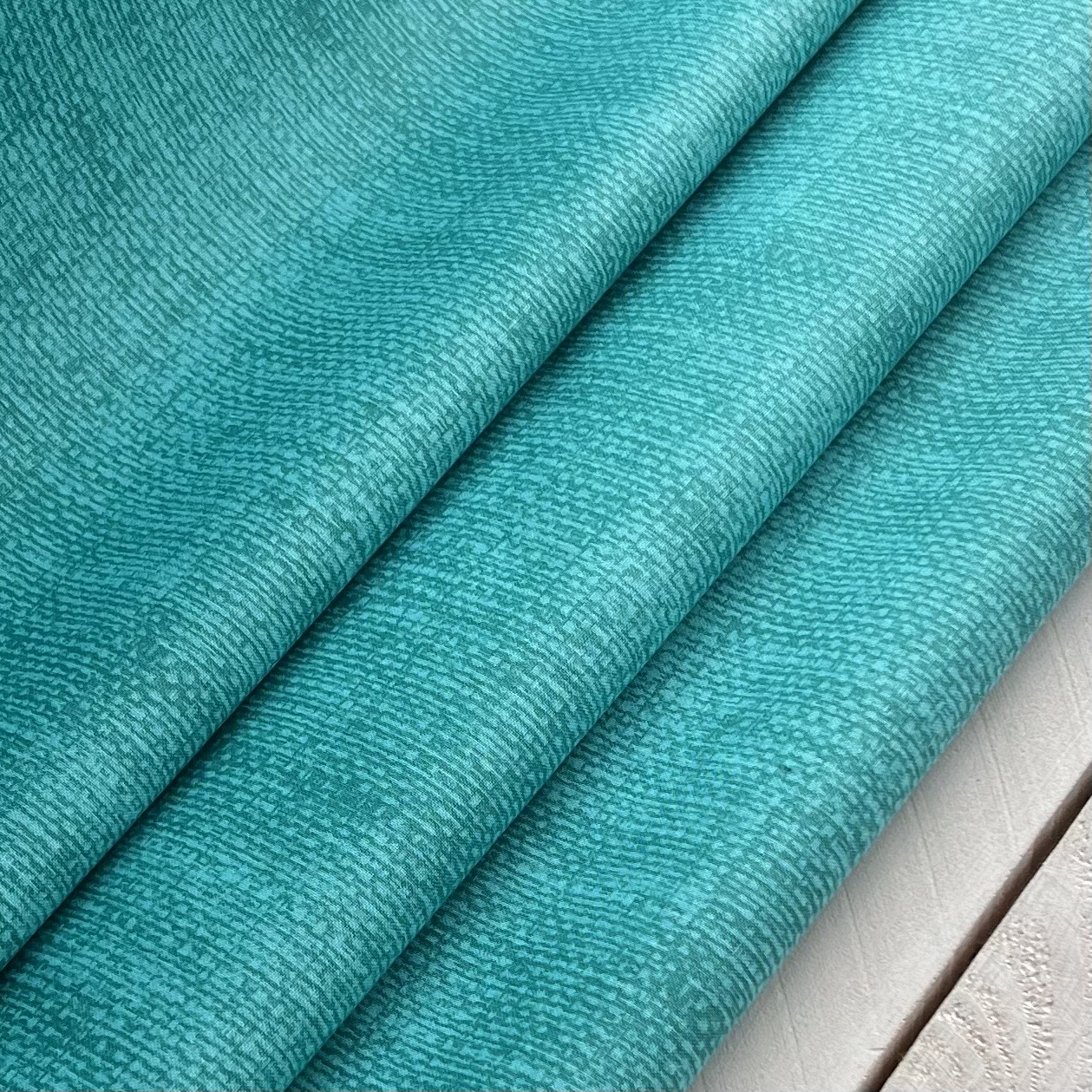 Teal - Basket Weave Solid