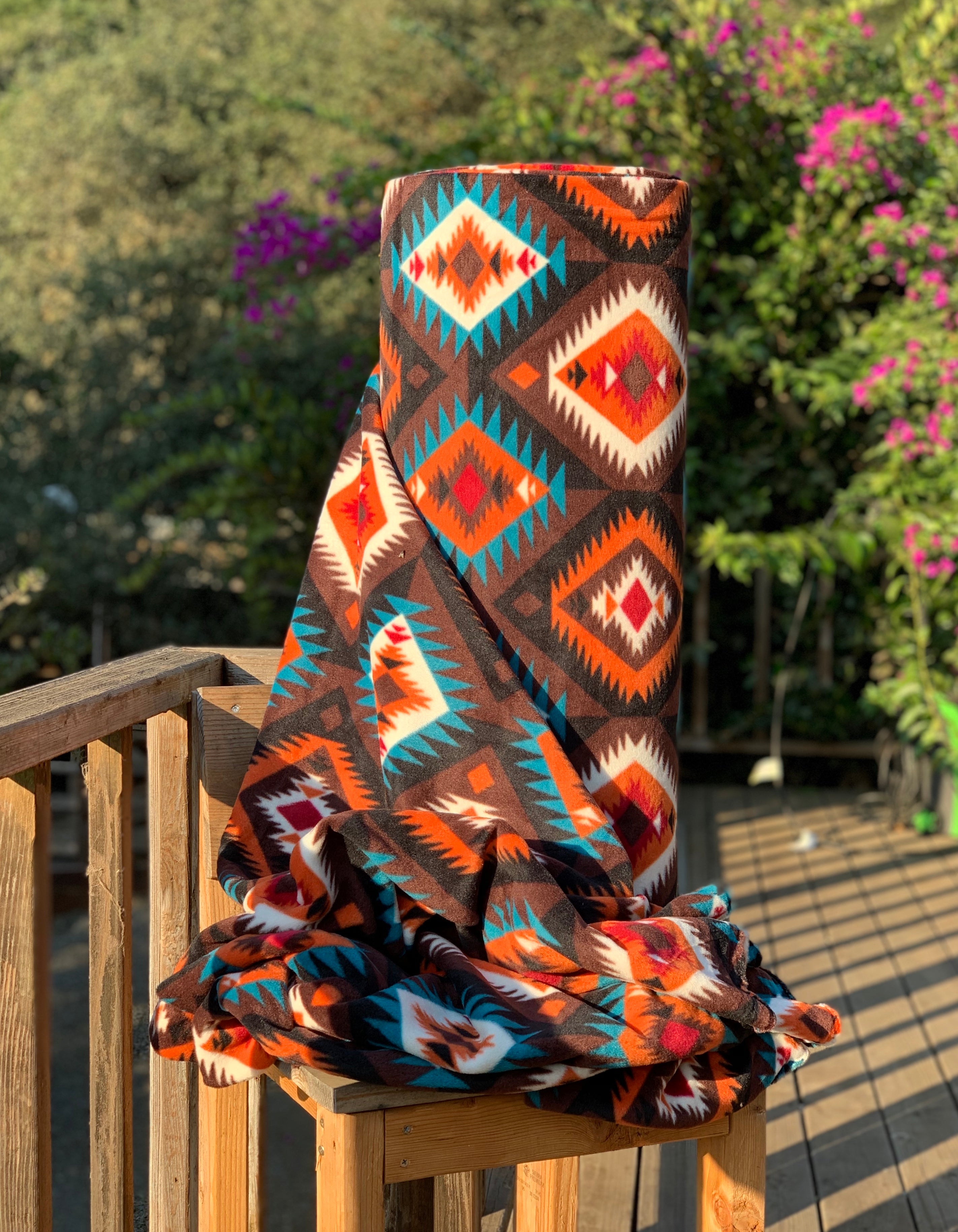 Tribal Winter Fleece - Crossroads Brown 52333-1
