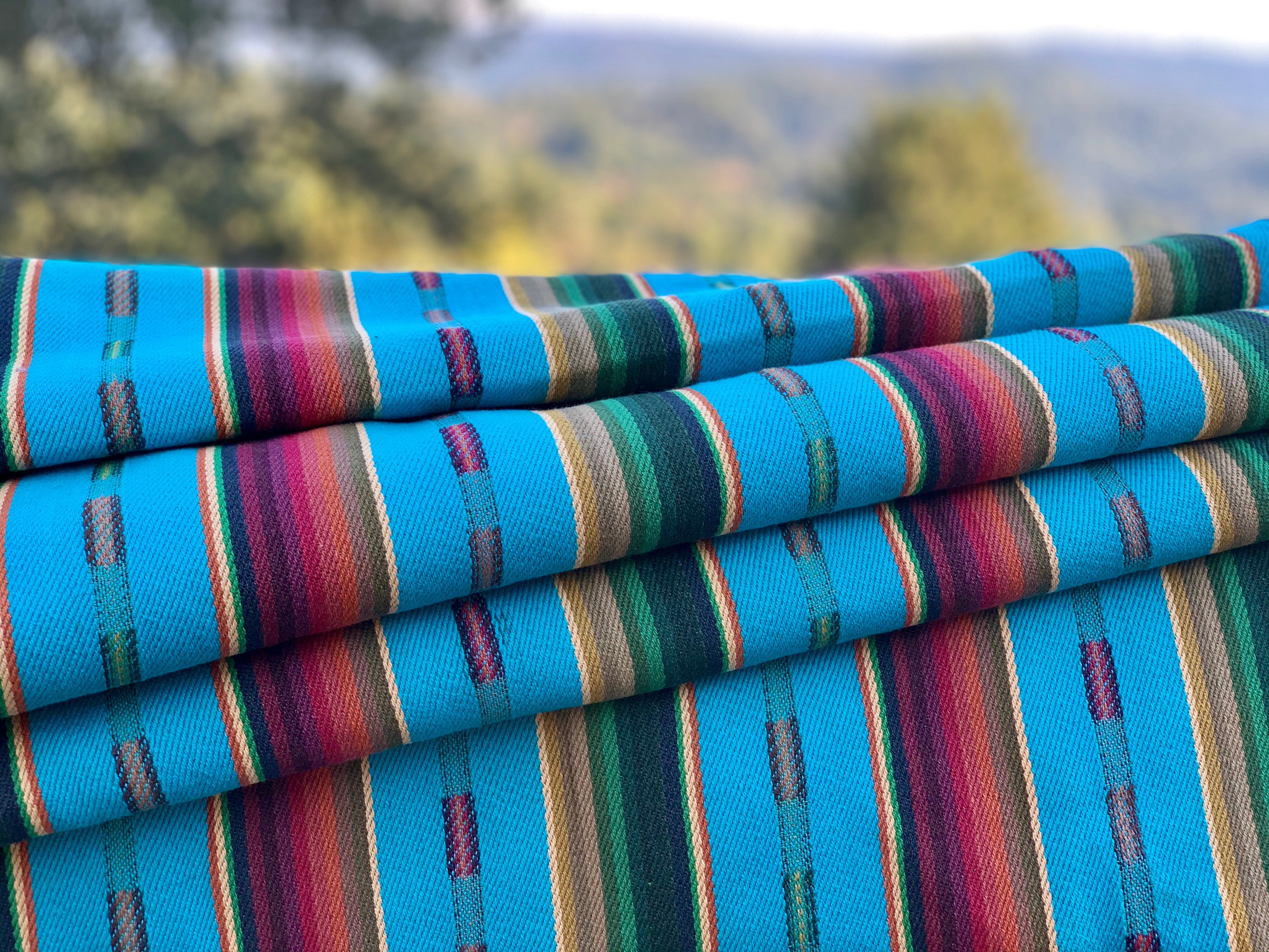 Taos Serape Style - Aqua