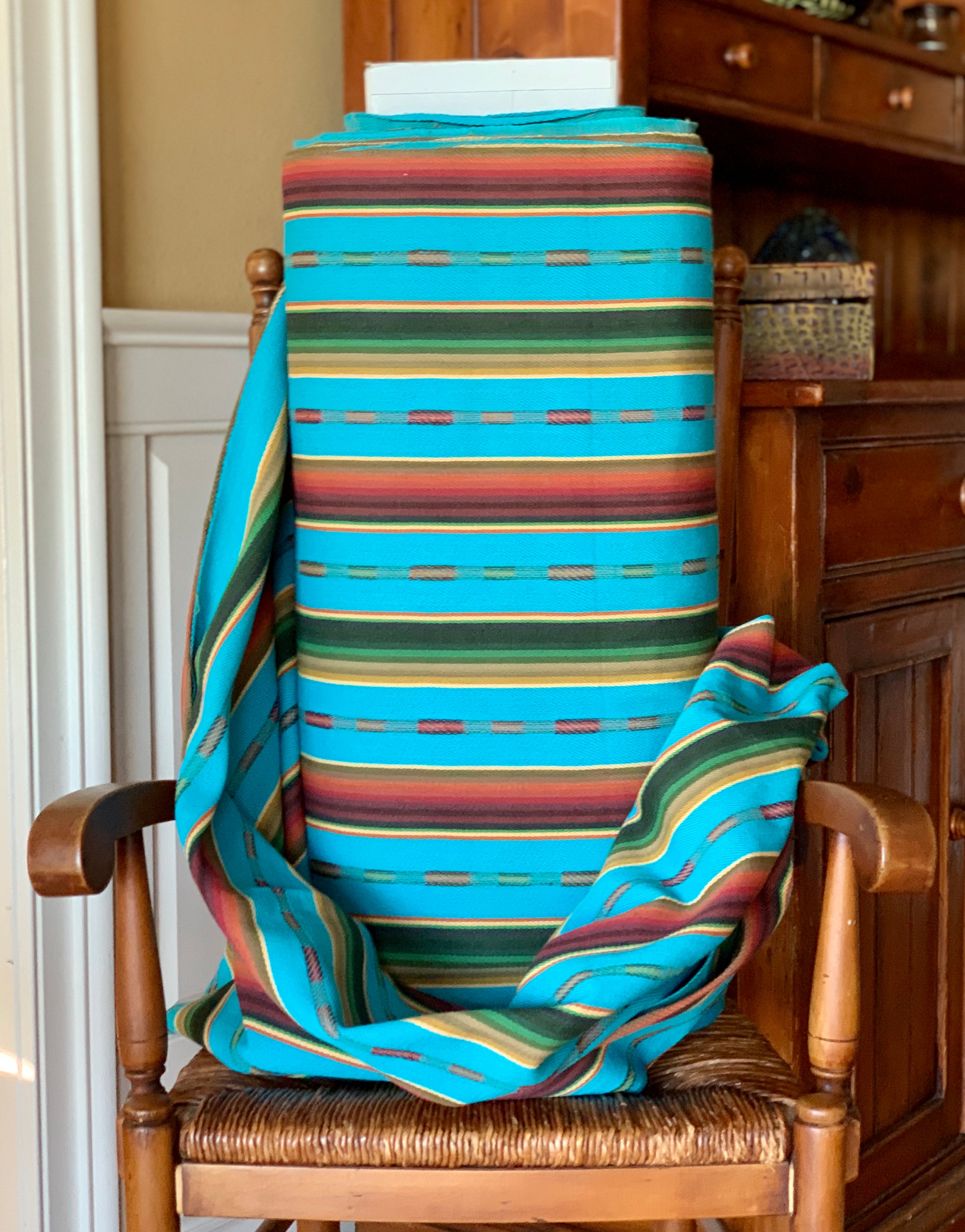 Taos Serape Style - Aqua