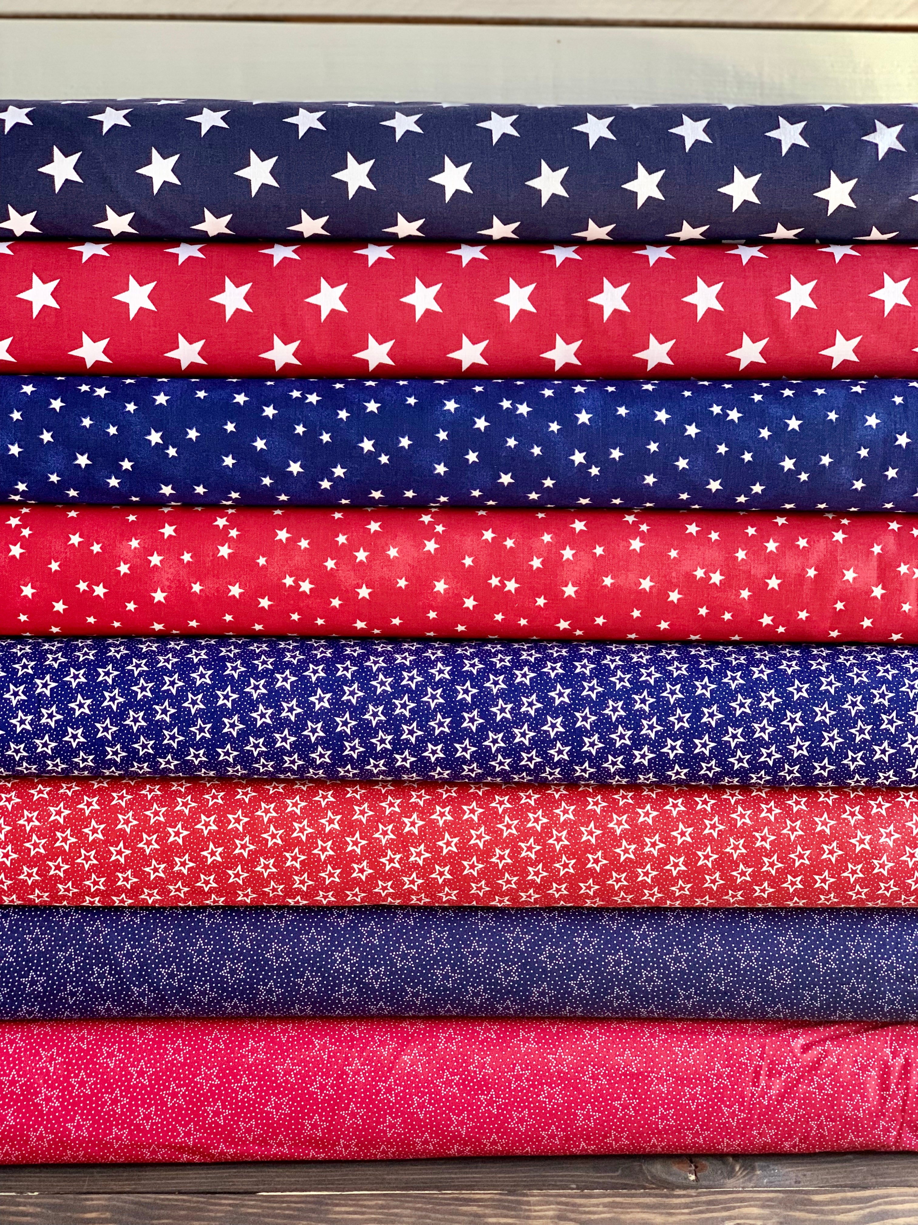 Red White & Blue Stars Collection