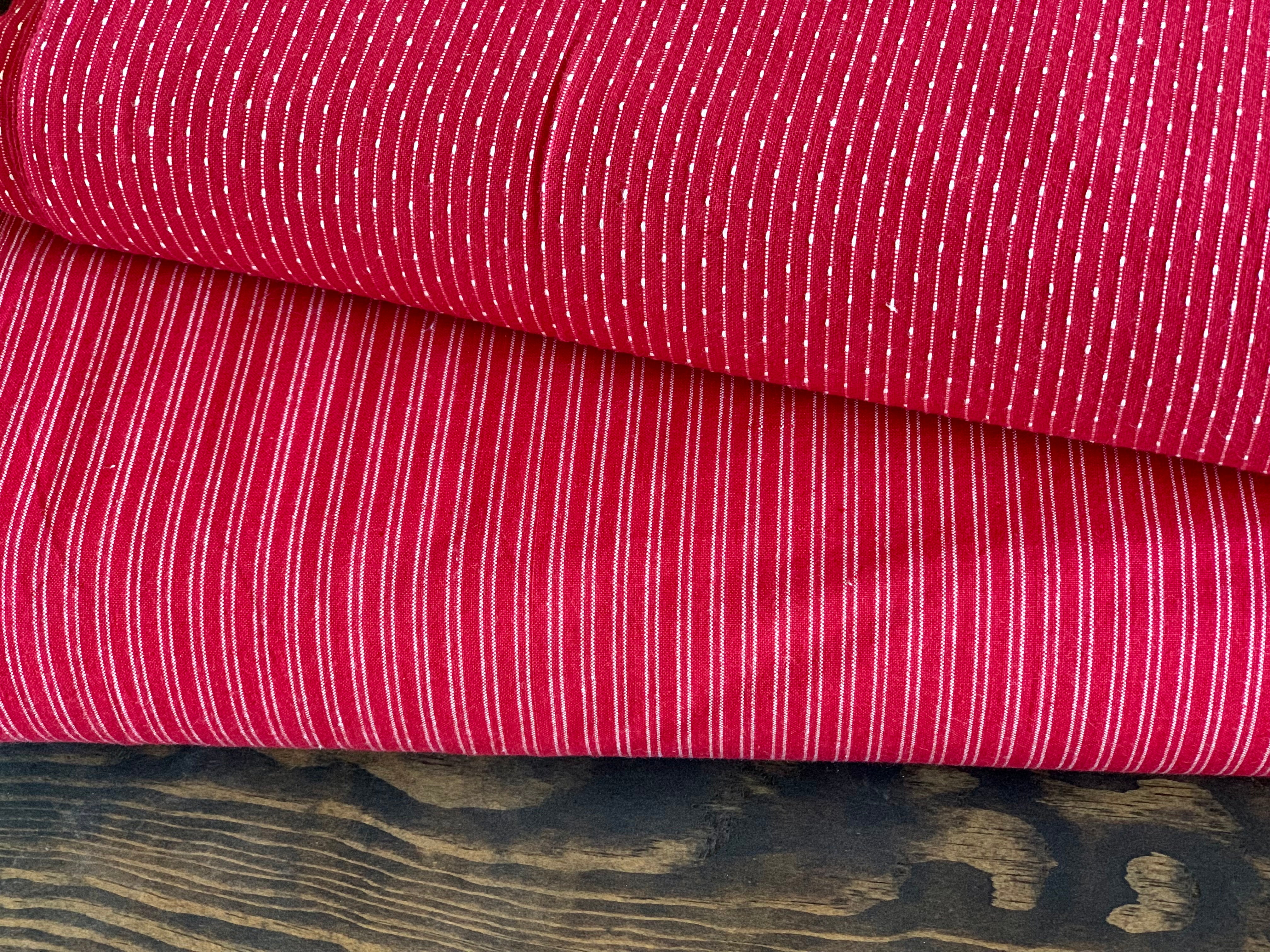 Red Check, Plaid, and Stripe Homespun Collection