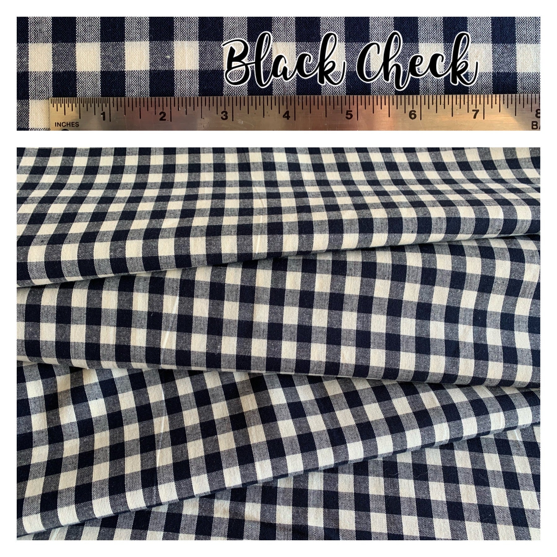 Check Homespun Collection - Black, Navy, Blue, & Red