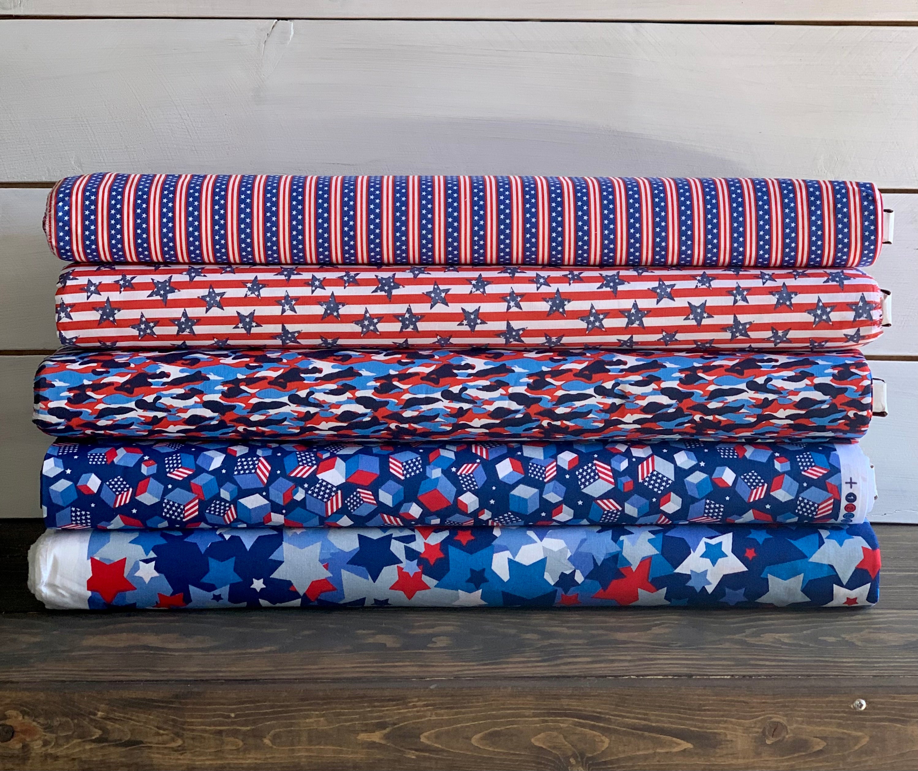 USA Camo, Collage, & Stripes