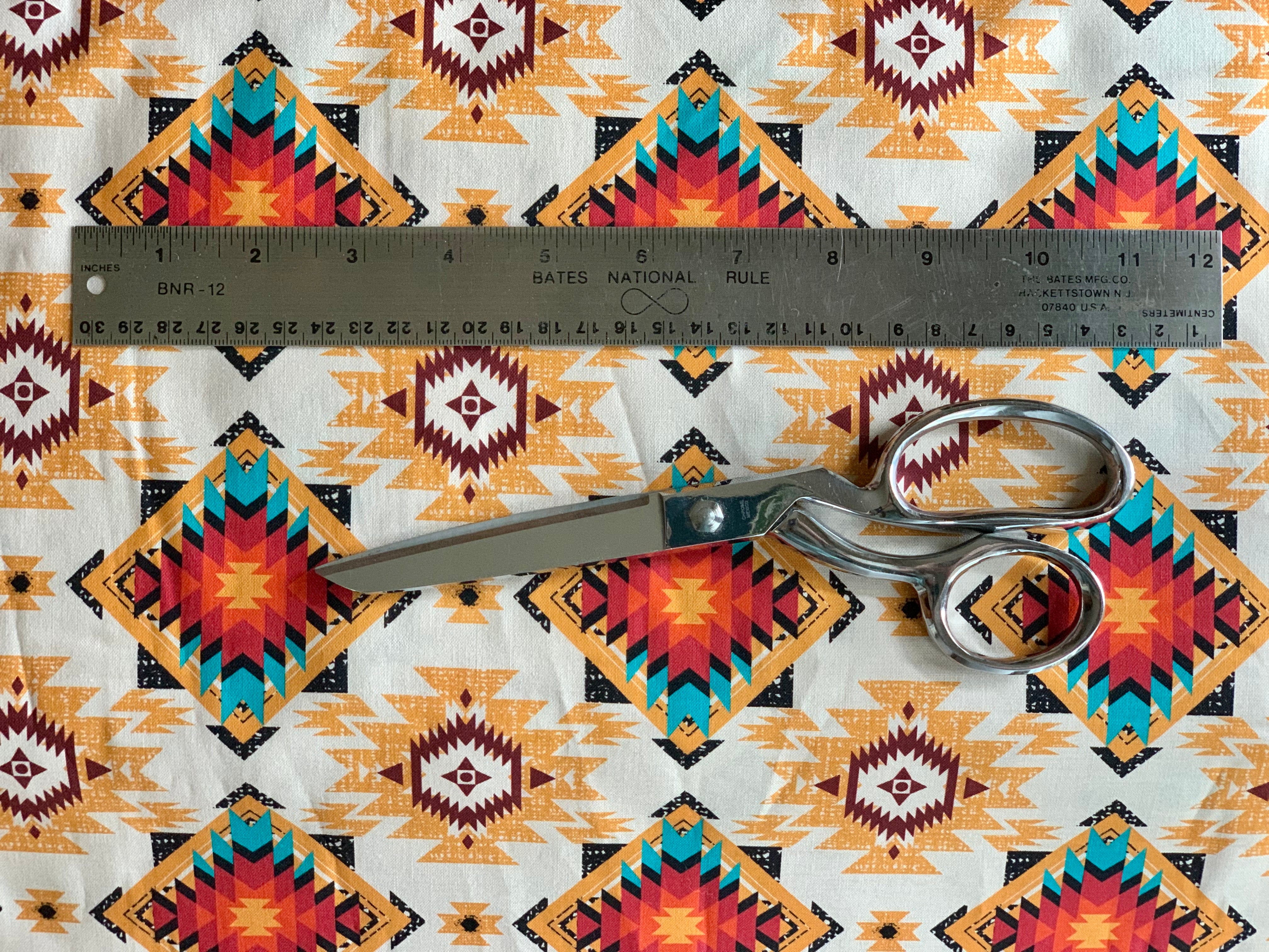 Tribal Cultural Southwest Native Fabric - 56 Cream