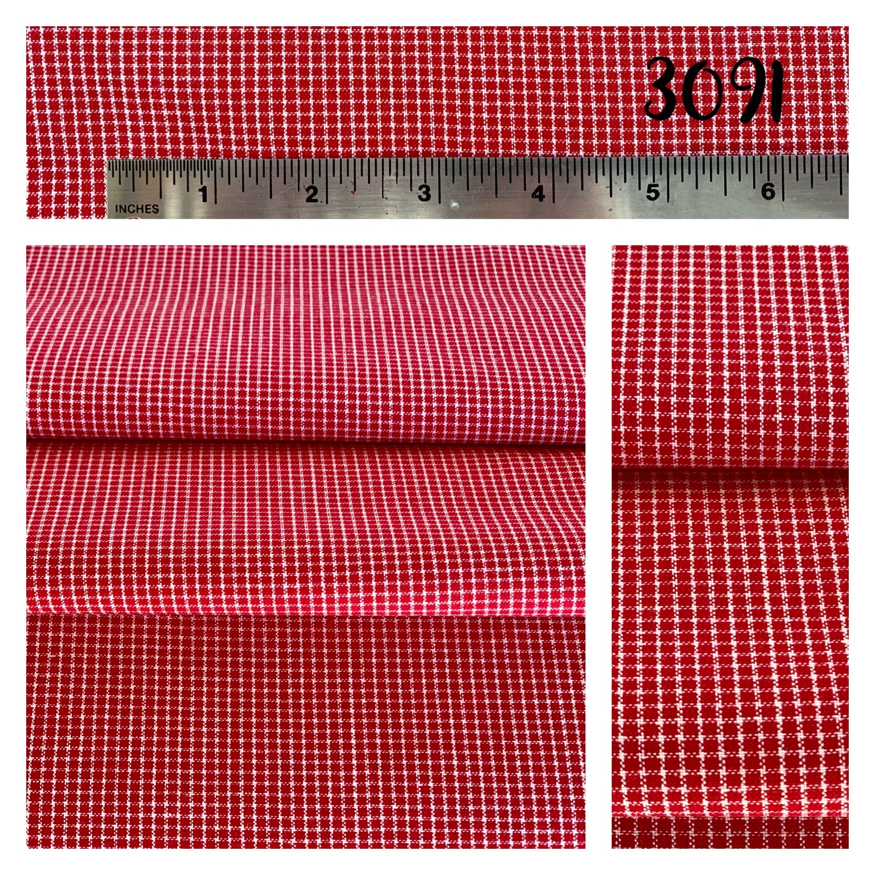 Red Check, Plaid, and Stripe Homespun Collection