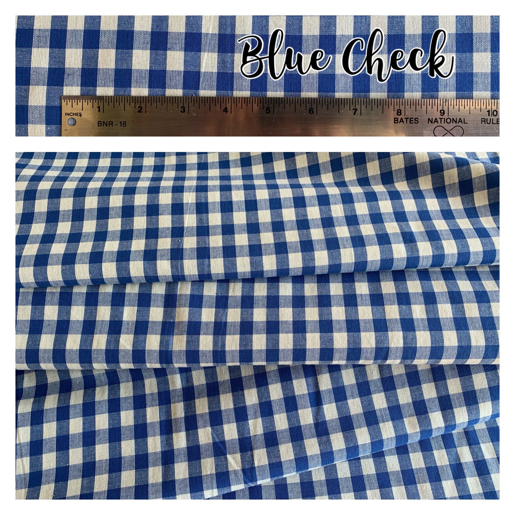 Check Homespun Collection - Black, Navy, Blue, & Red