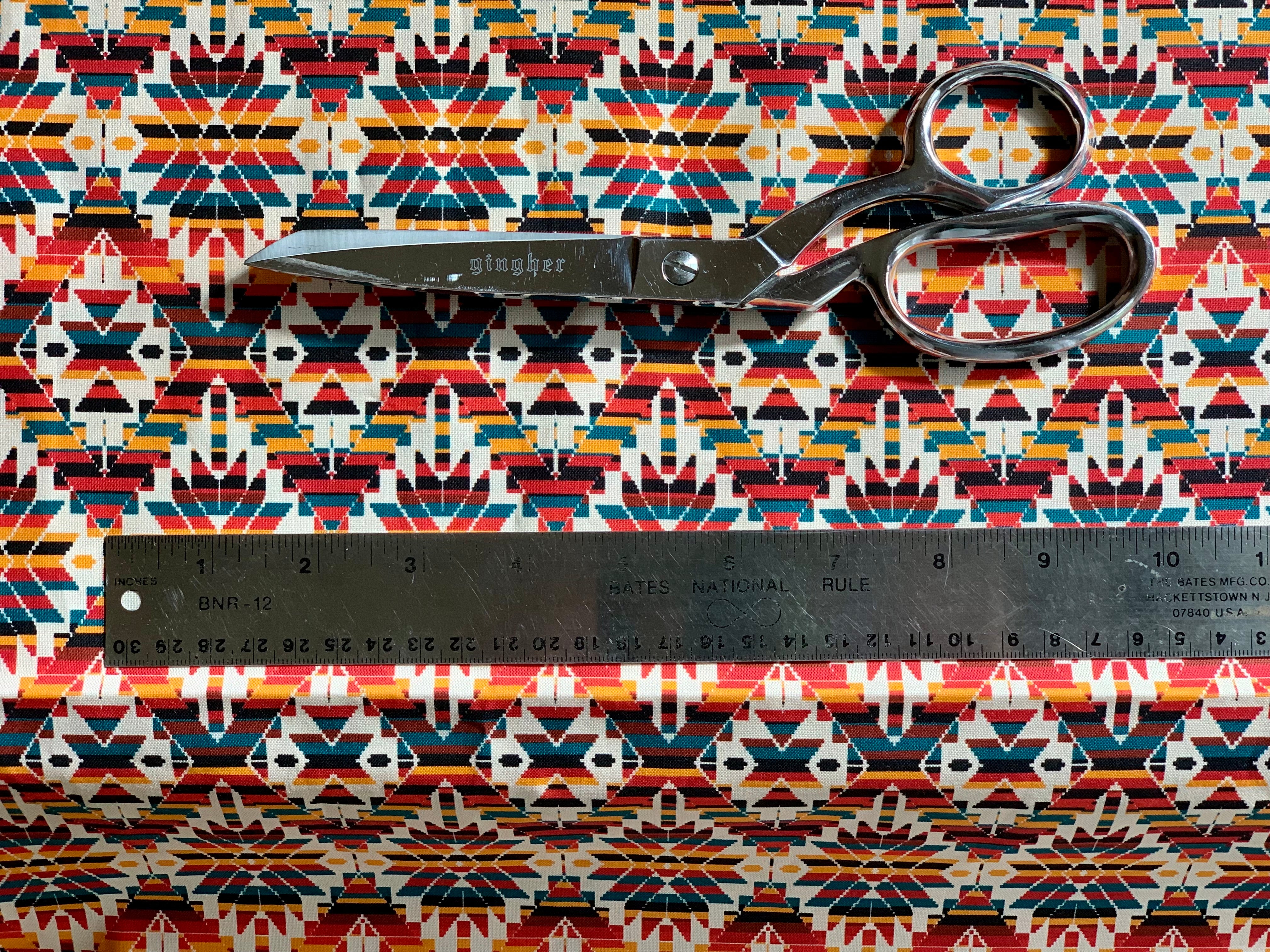 Tribal Cultural Southwest Native Fabric - 96 Cream