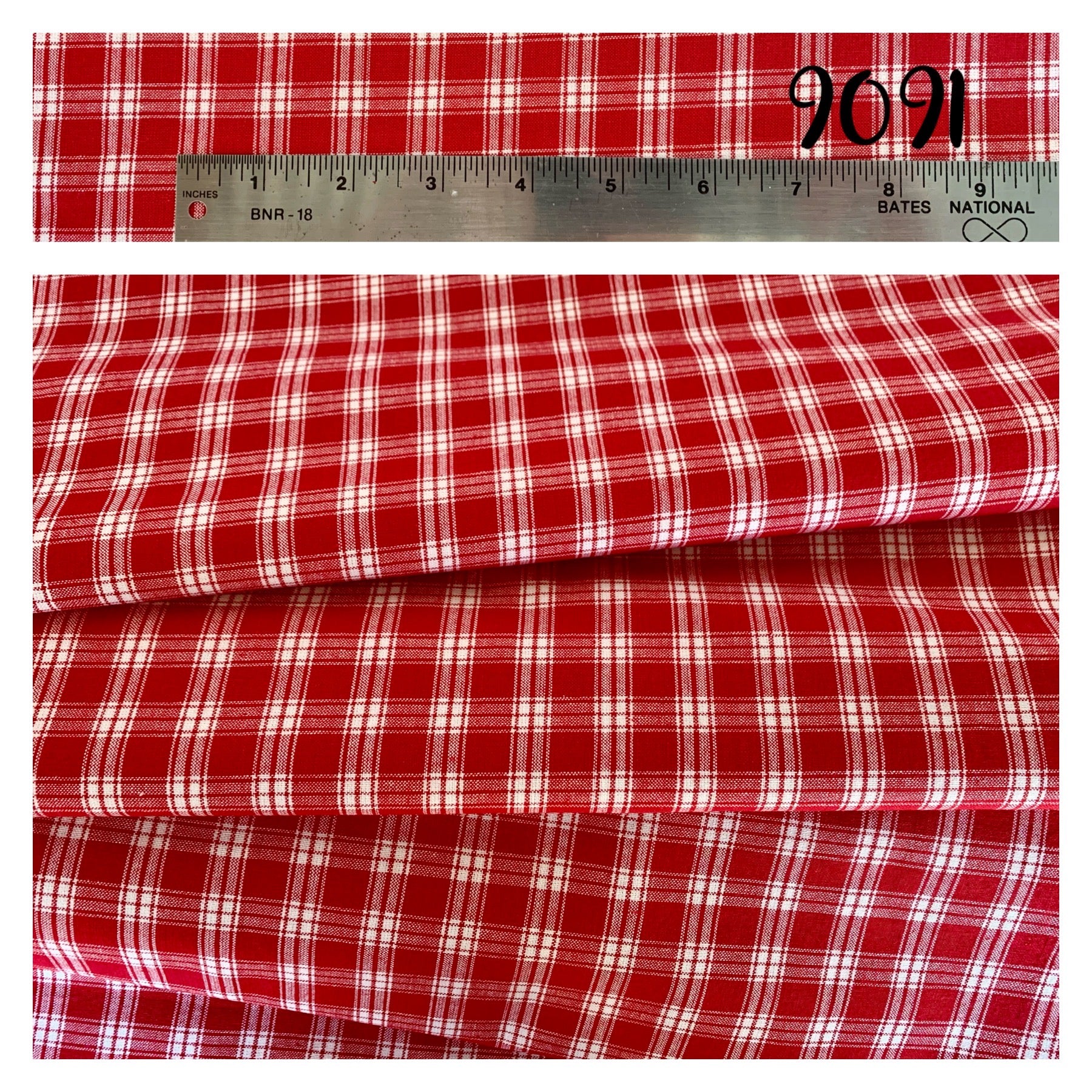 Red Check, Plaid, and Stripe Homespun Collection