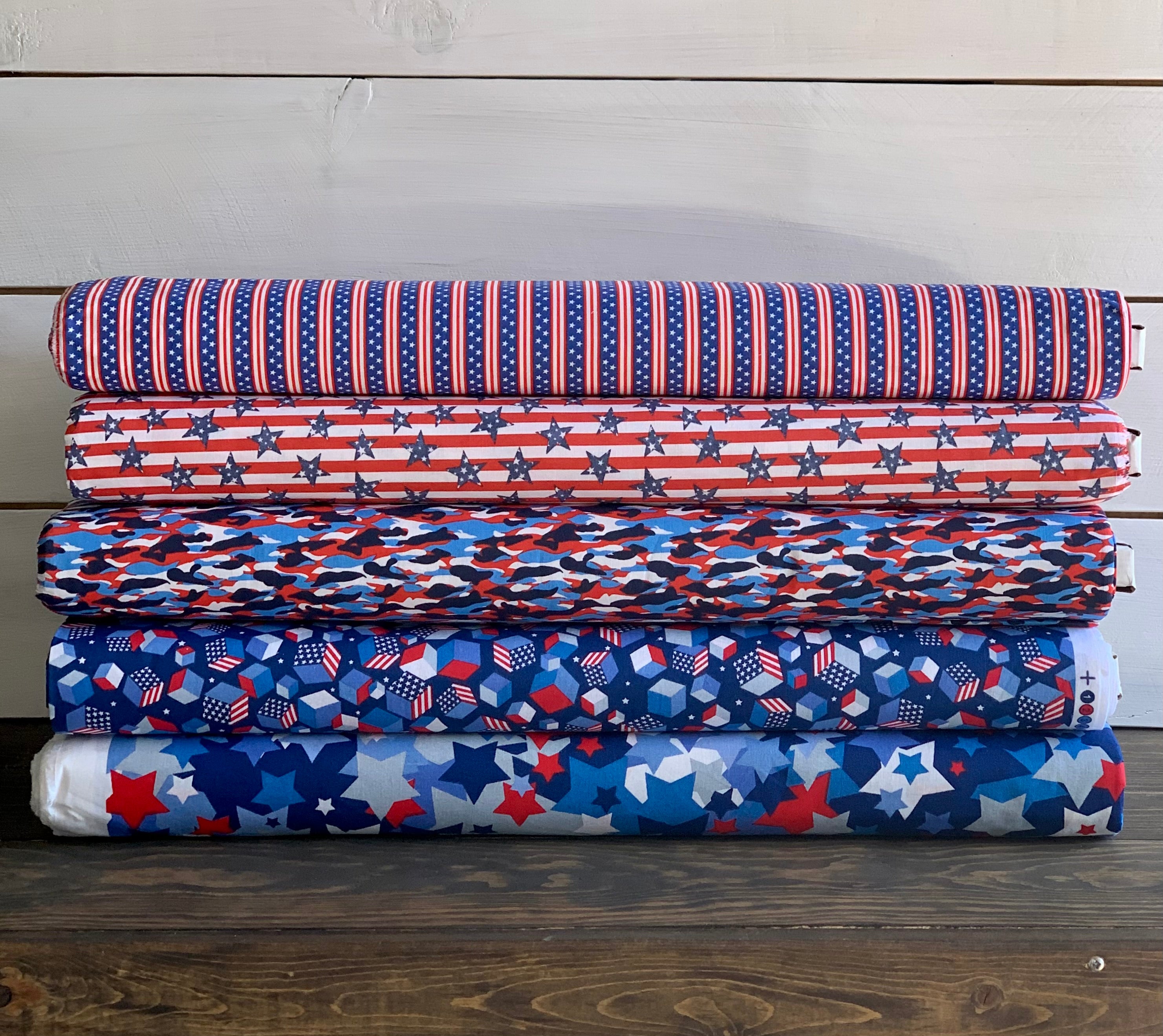 USA Camo, Collage, & Stripes