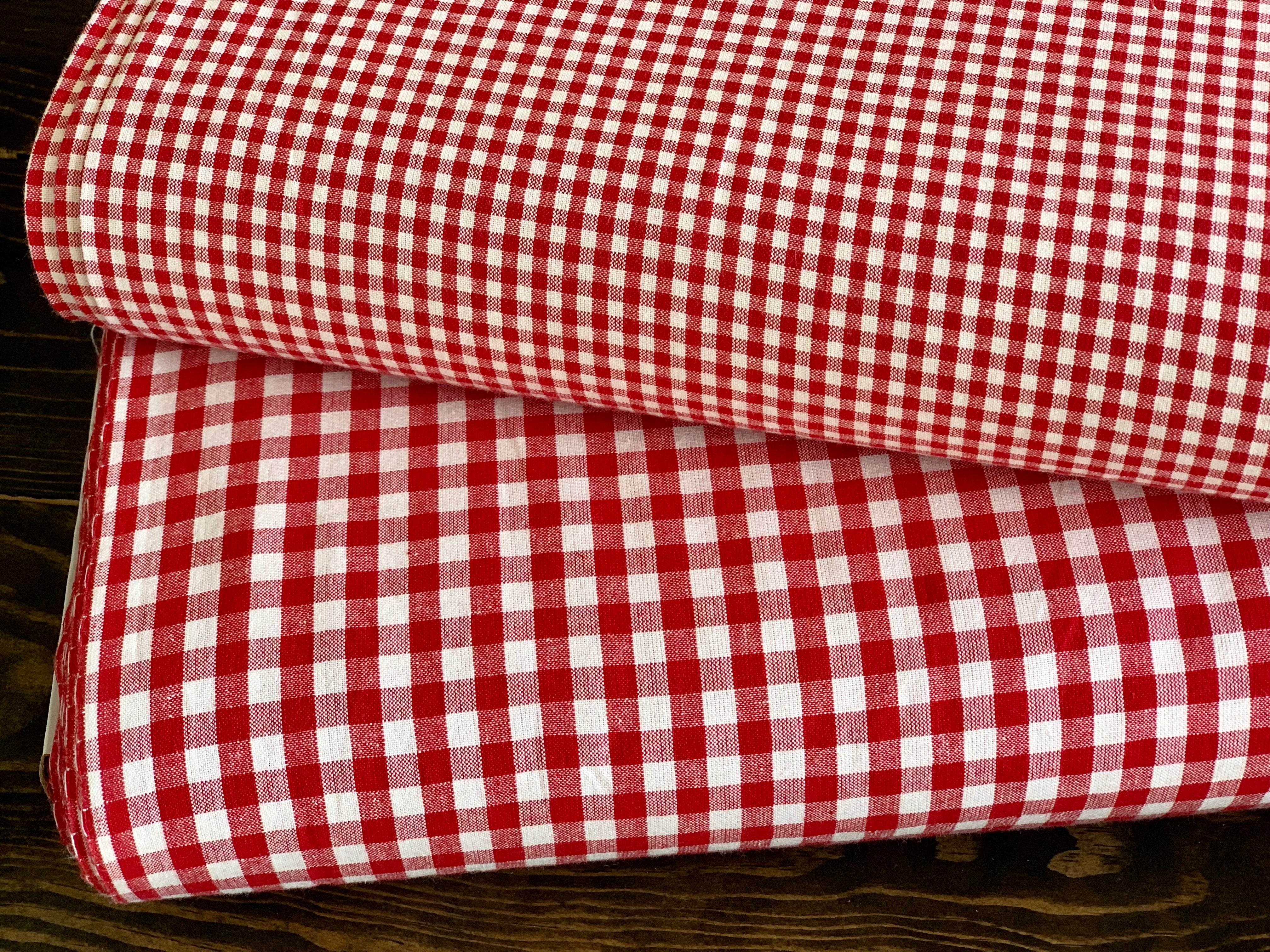 Red Check, Plaid, and Stripe Homespun Collection