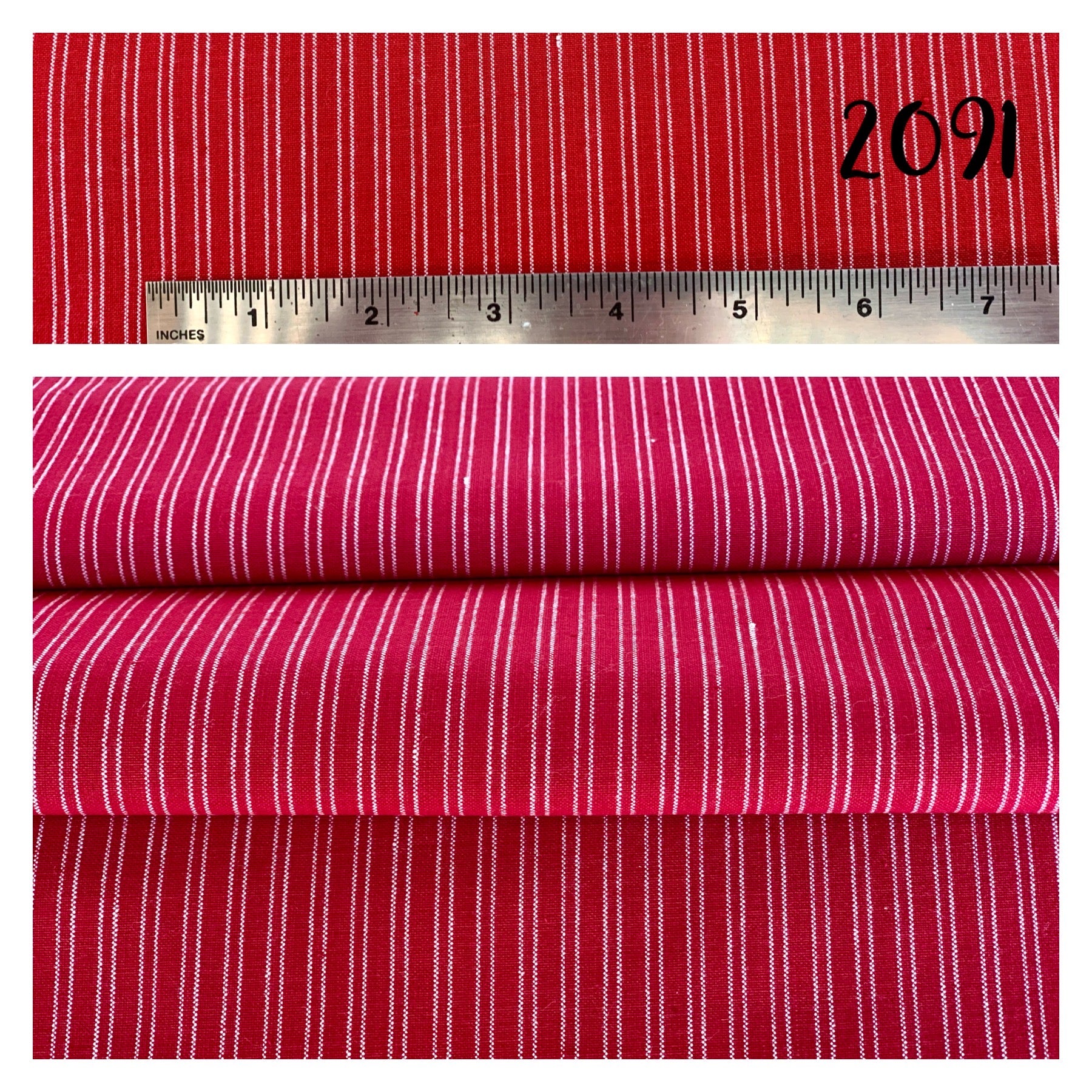 Red Check, Plaid, and Stripe Homespun Collection