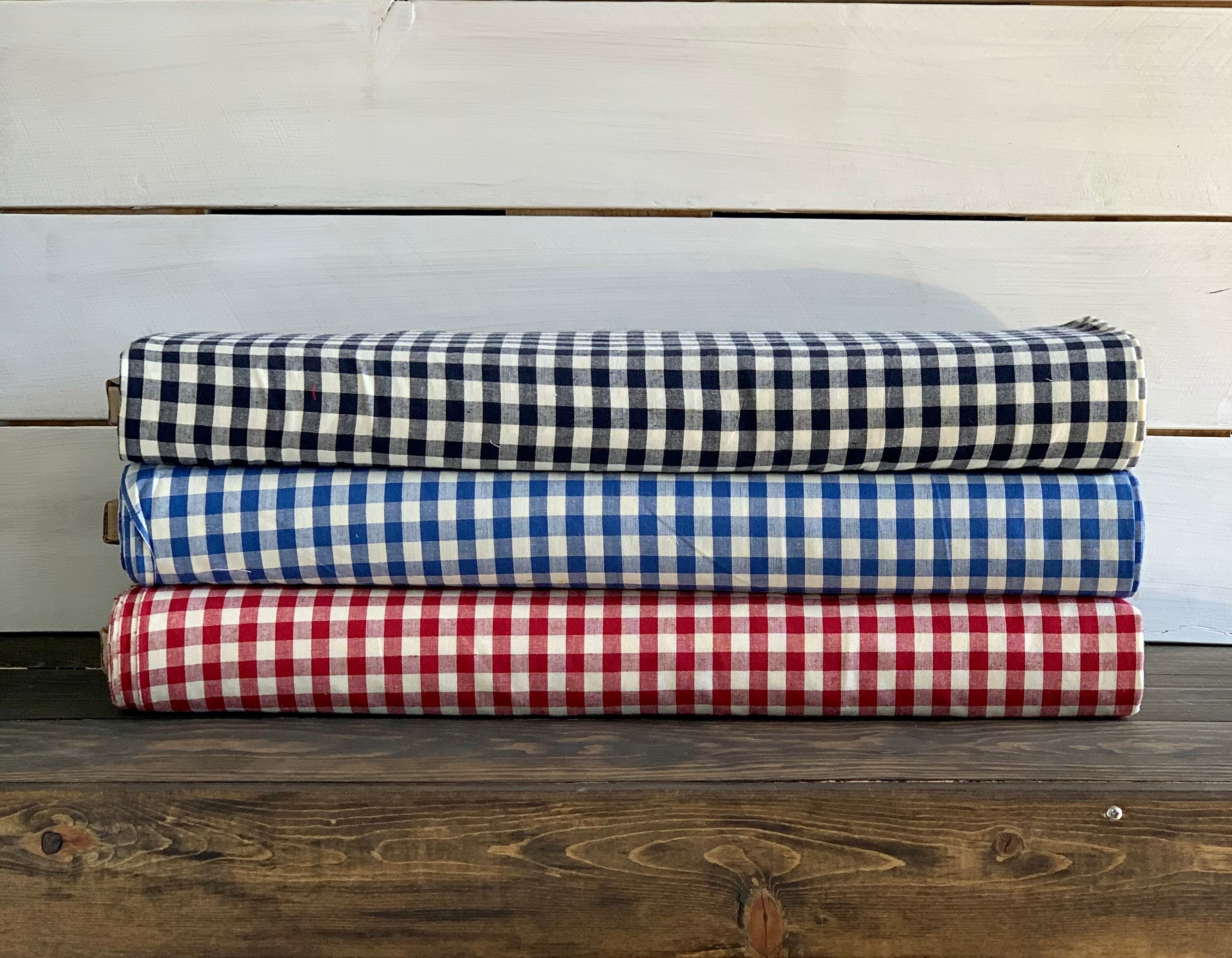 Check Homespun Collection - Black, Navy, Blue, & Red