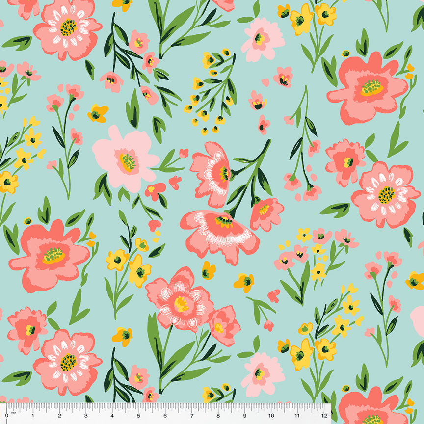 Floral Fleece - Fresh Flowers - 53282-1