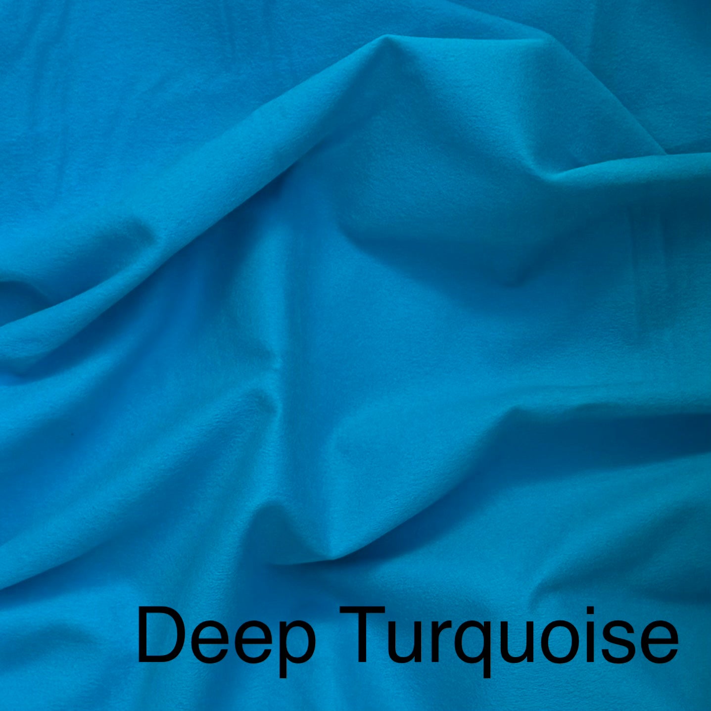 Flannel - Deep Blue Turquoise