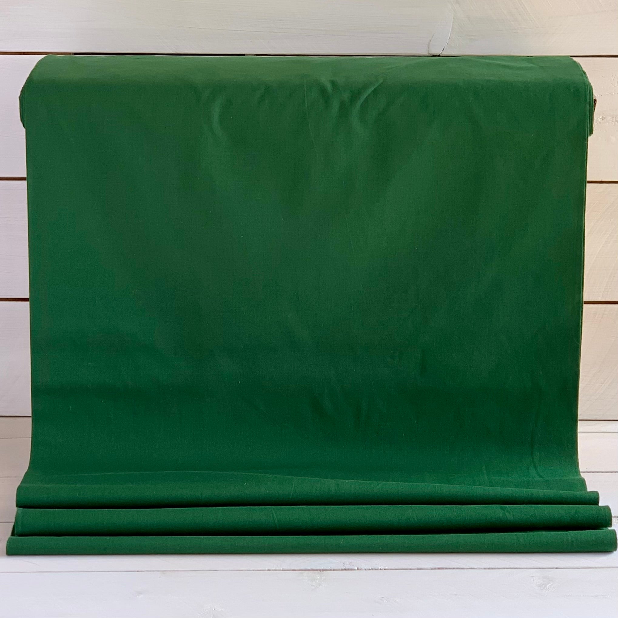 Solid Green - Homespun Fabric - 400