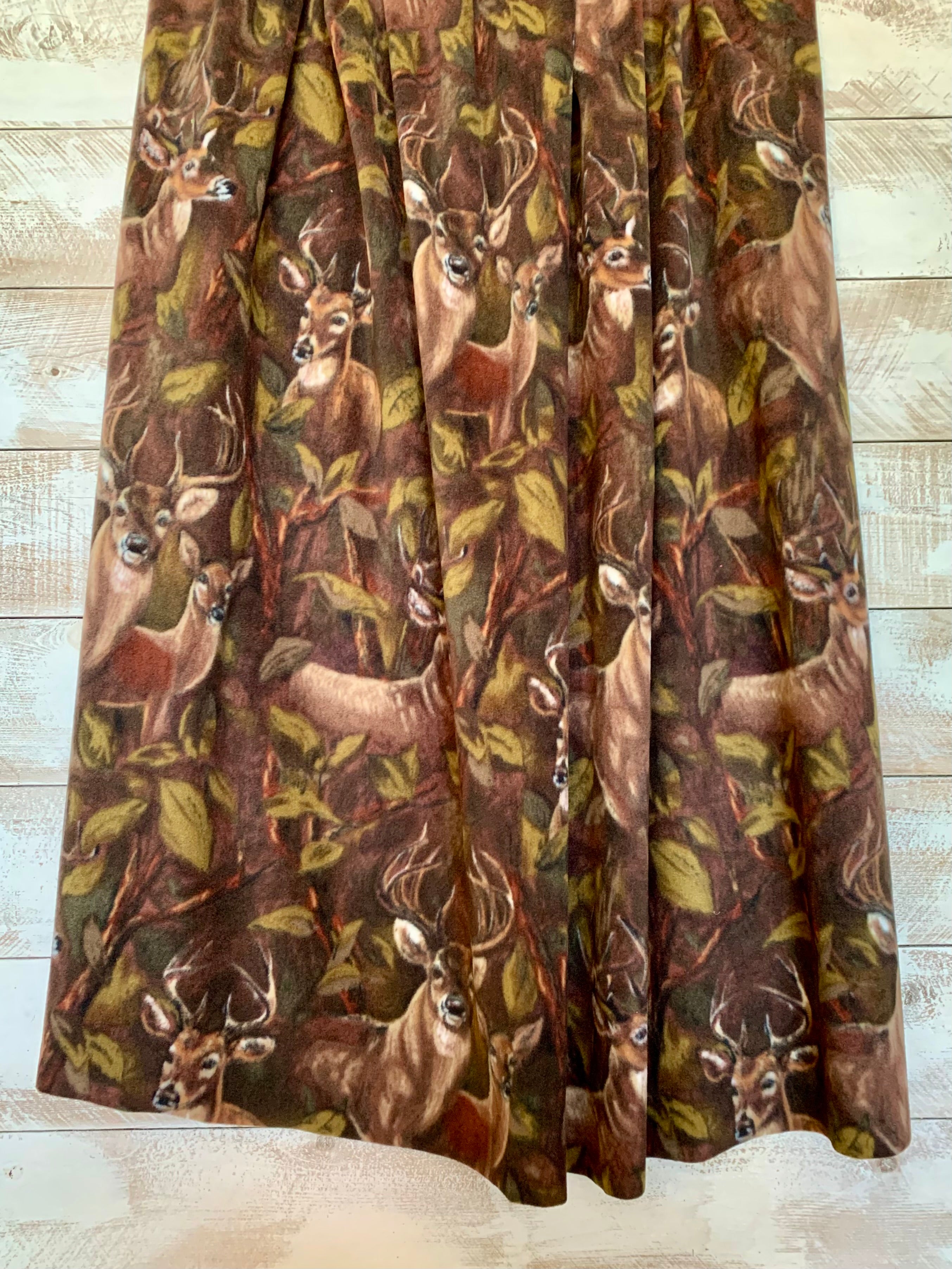 No Sew Blanket Kit - Camo Deer - Personalization Available
