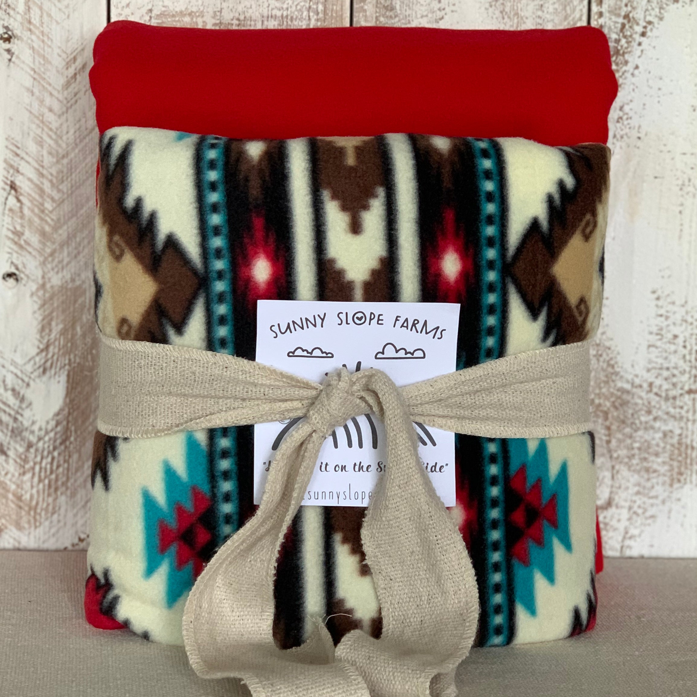 No Sew Blanket Kit - Native American Style - Personalization Available