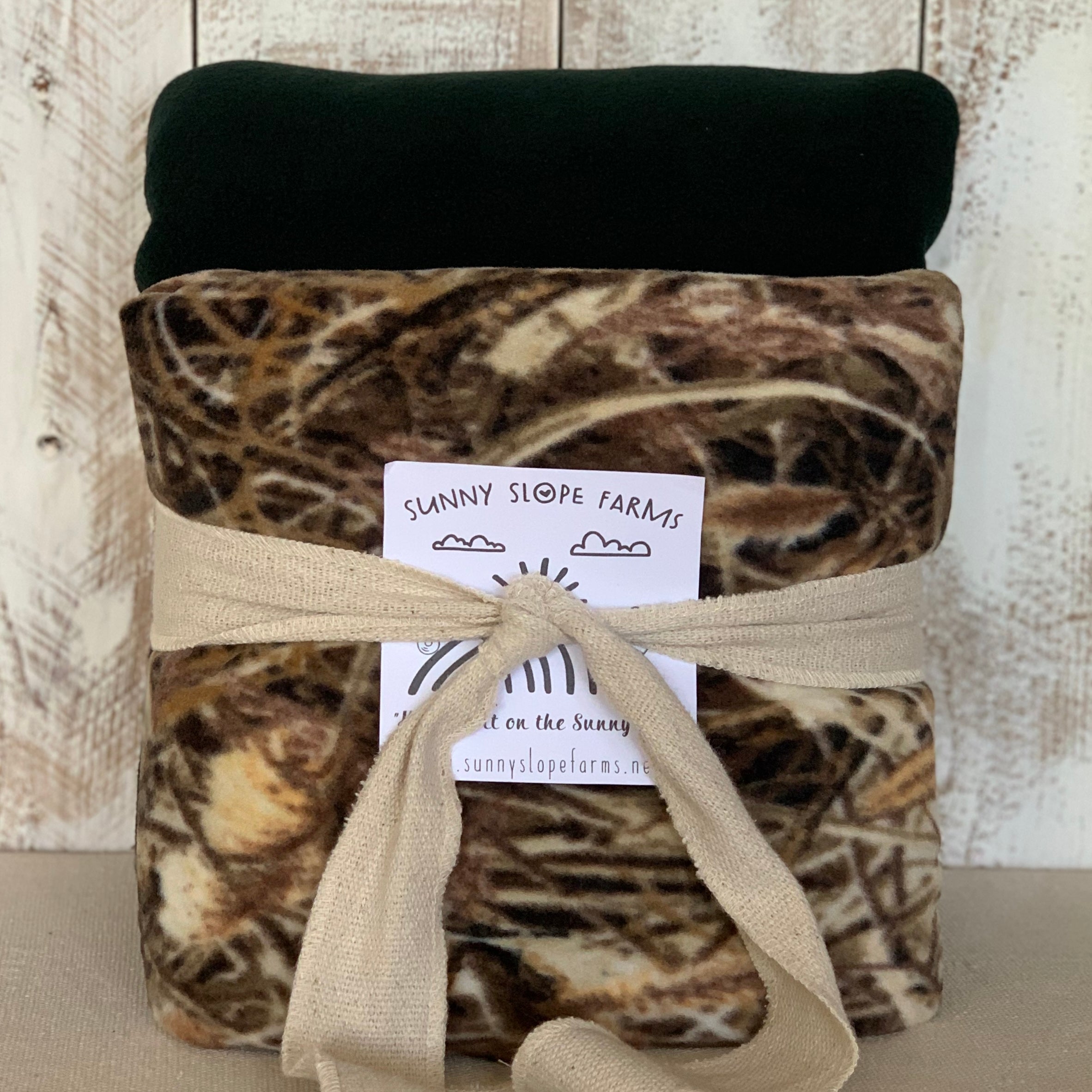 No Sew Blanket Kit - Camo - Personalization Available