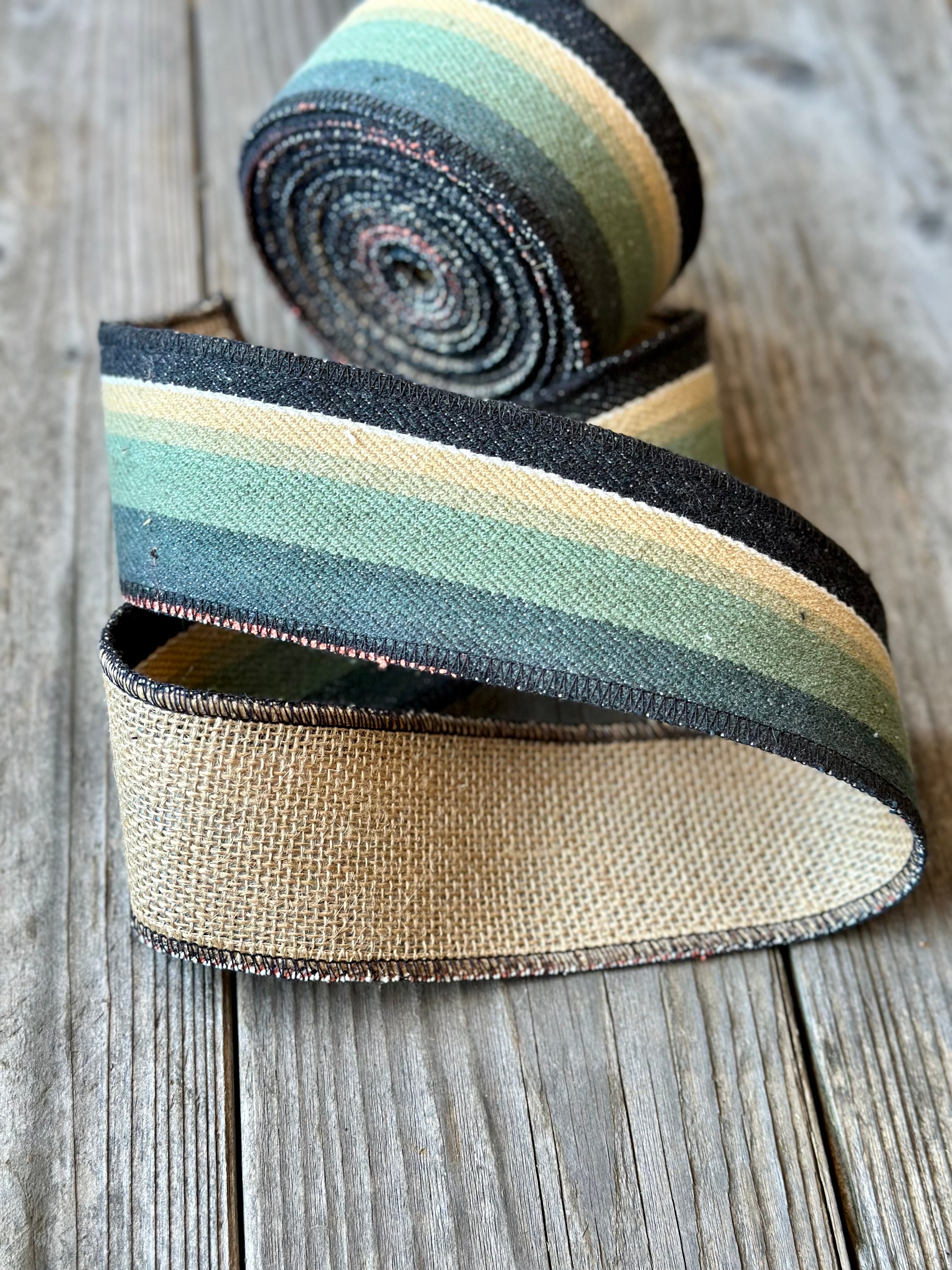 Serape Style Wired Ribbon 2 1/2" Wide - 5 Yards