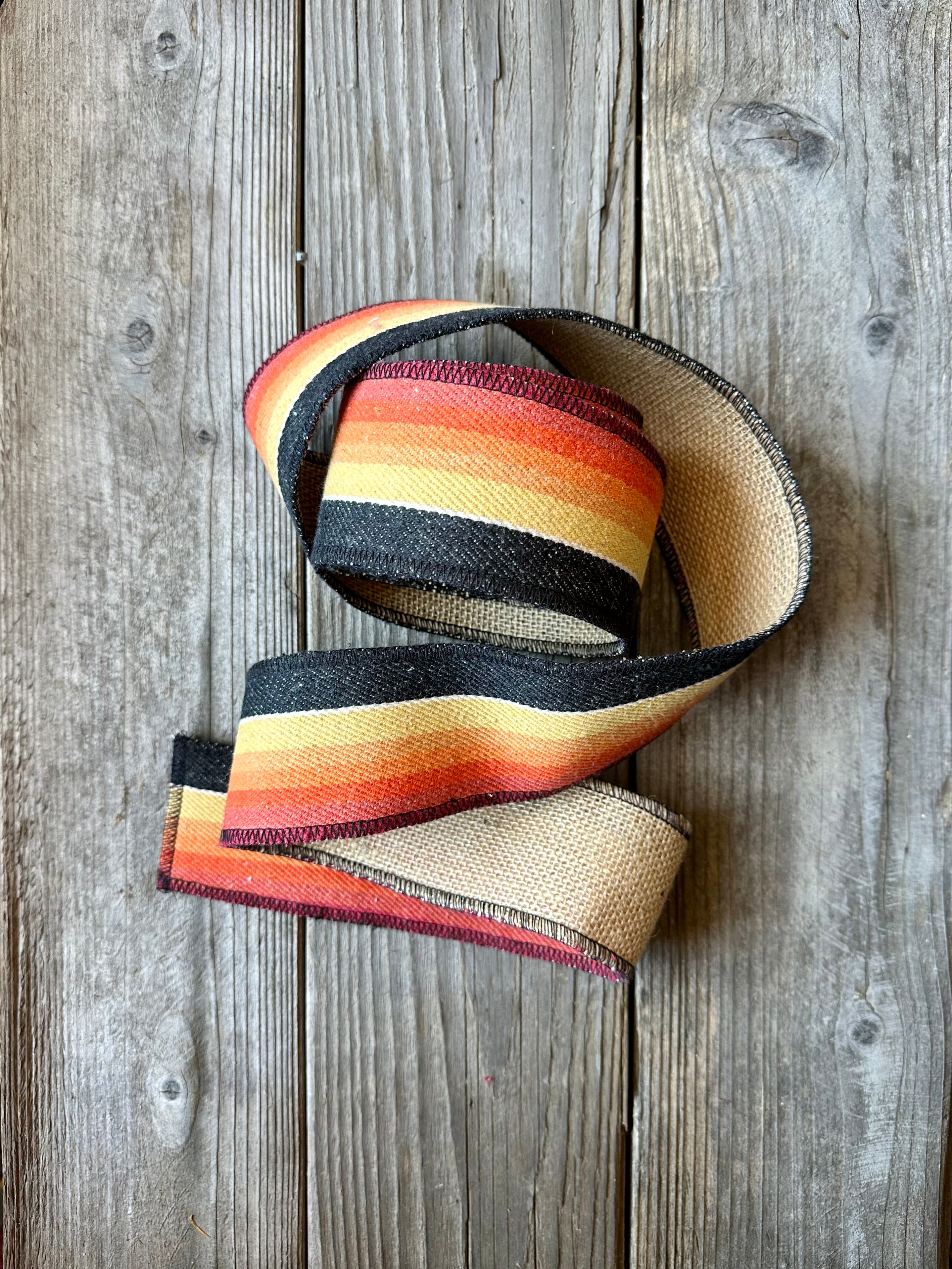 Serape Style Wired Ribbon 2 1/2" Wide - 5 Yards