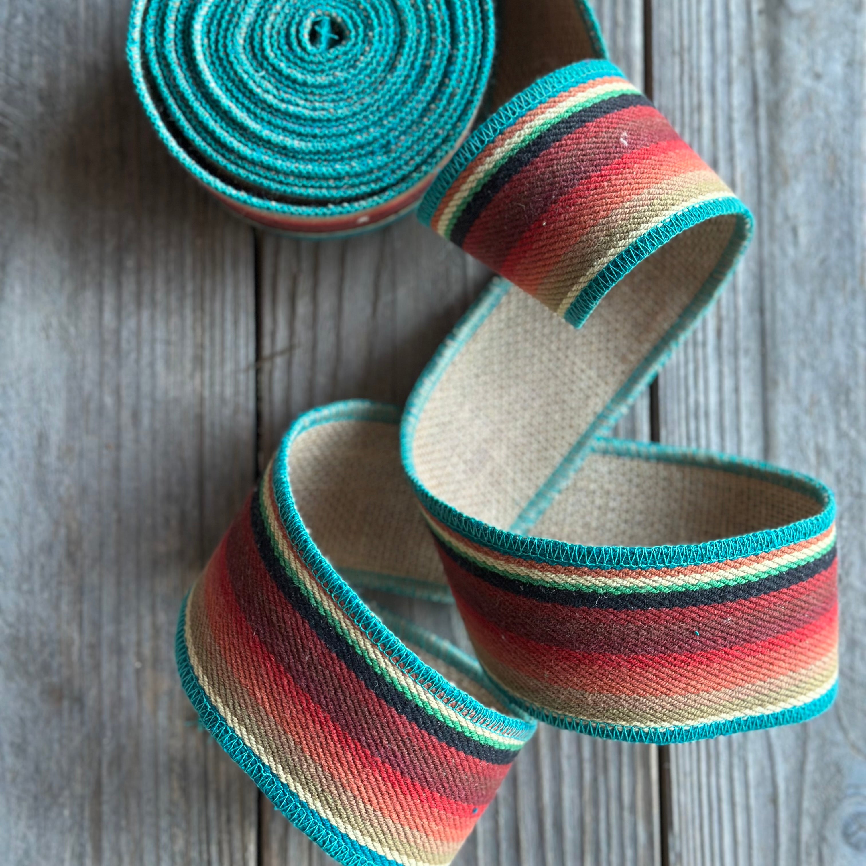 Serape Style Wired Ribbon 2 1/2" Wide - 5 Yards