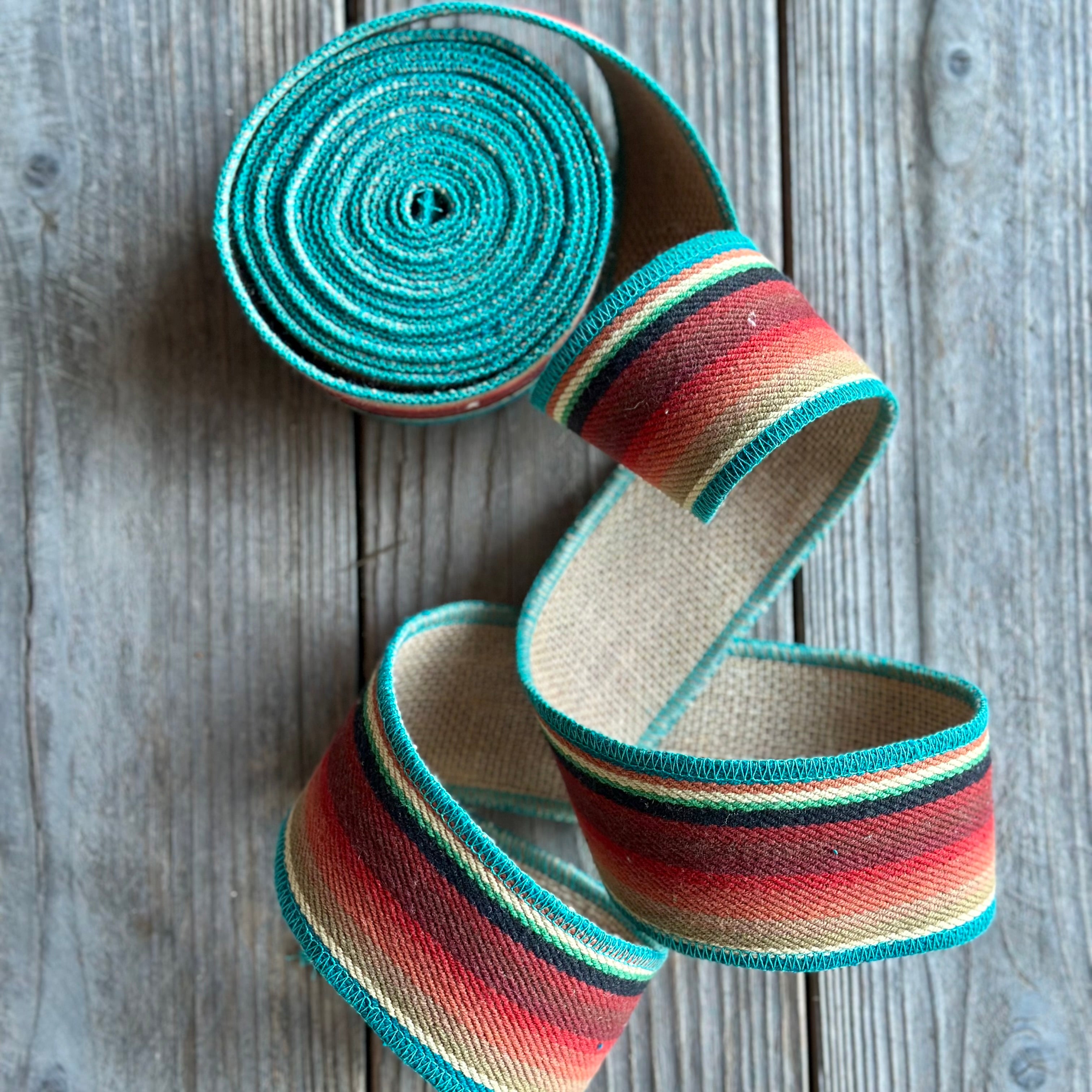 Serape Style Wired Ribbon 2 1/2" Wide - 5 Yards