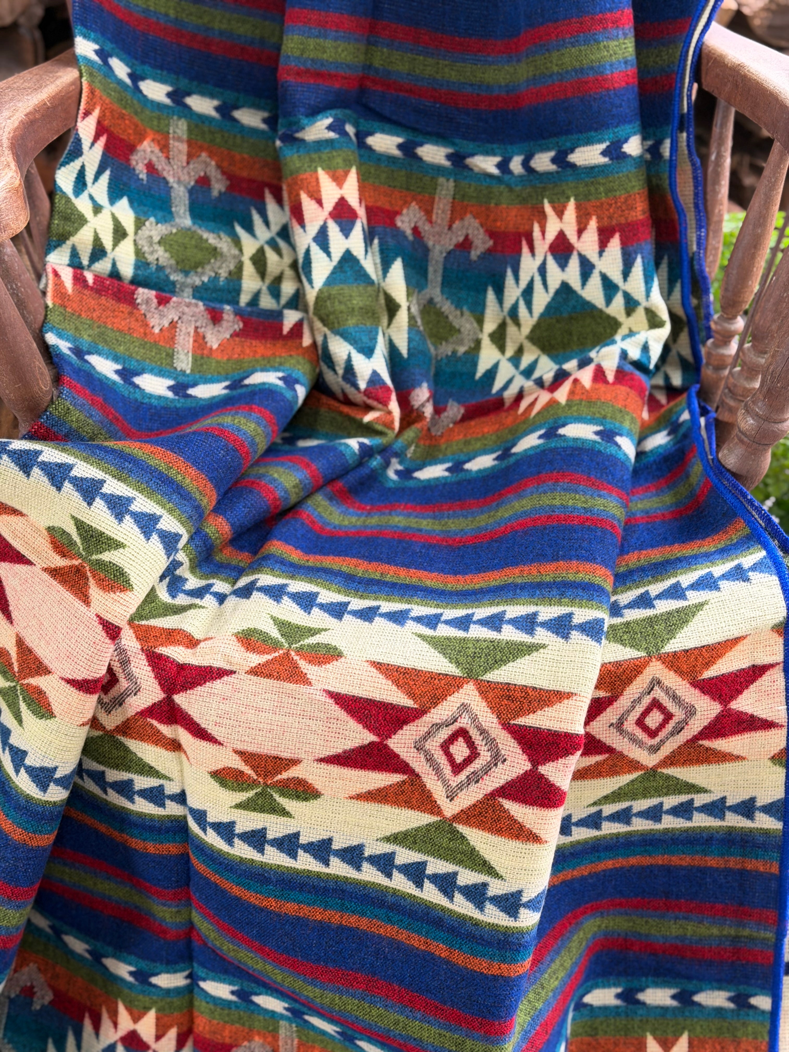 Alpaca Wool and Acrylic Blanket