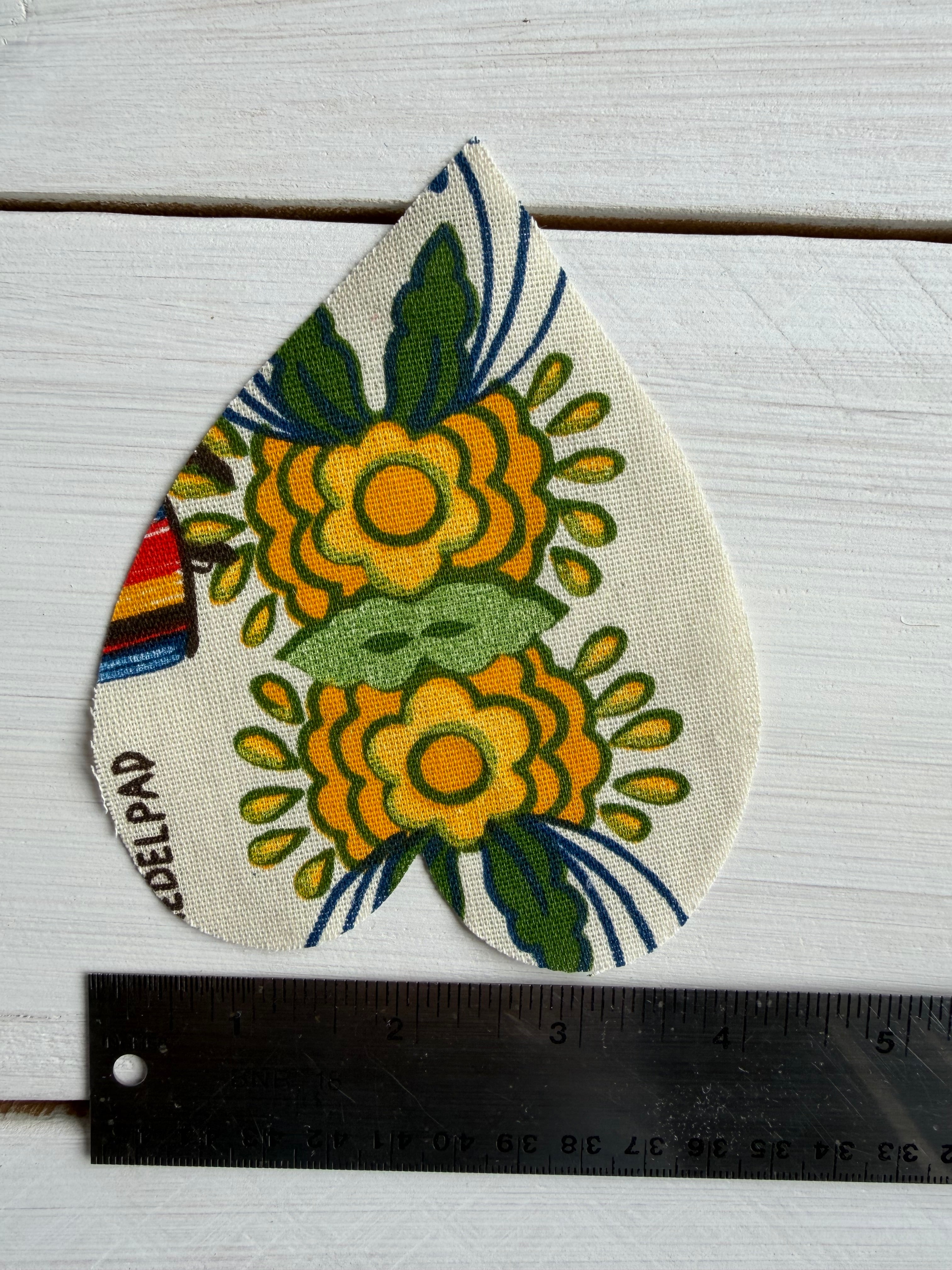 Heart Die Cuts from Vintage Linen