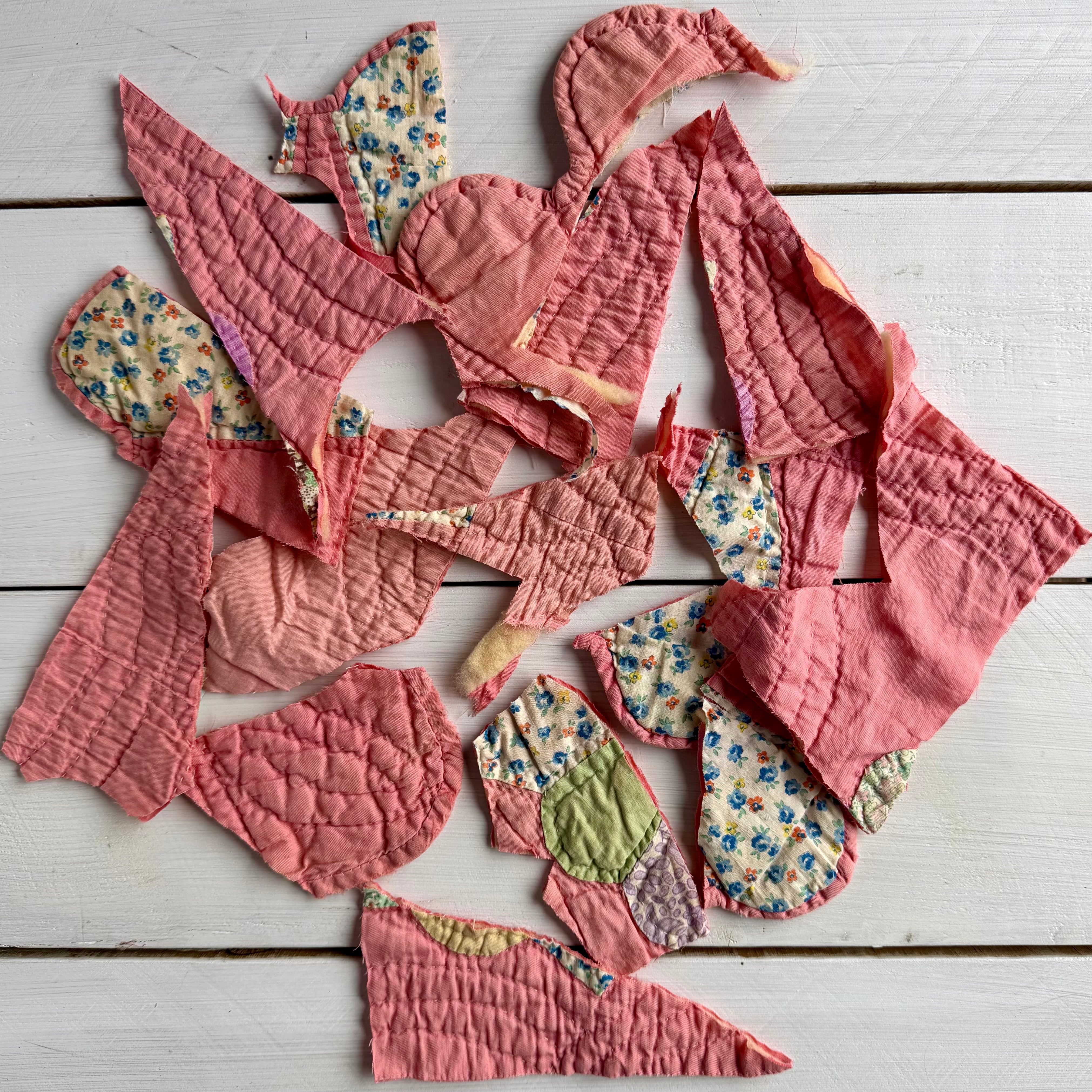 Vintage Quilt Scraps