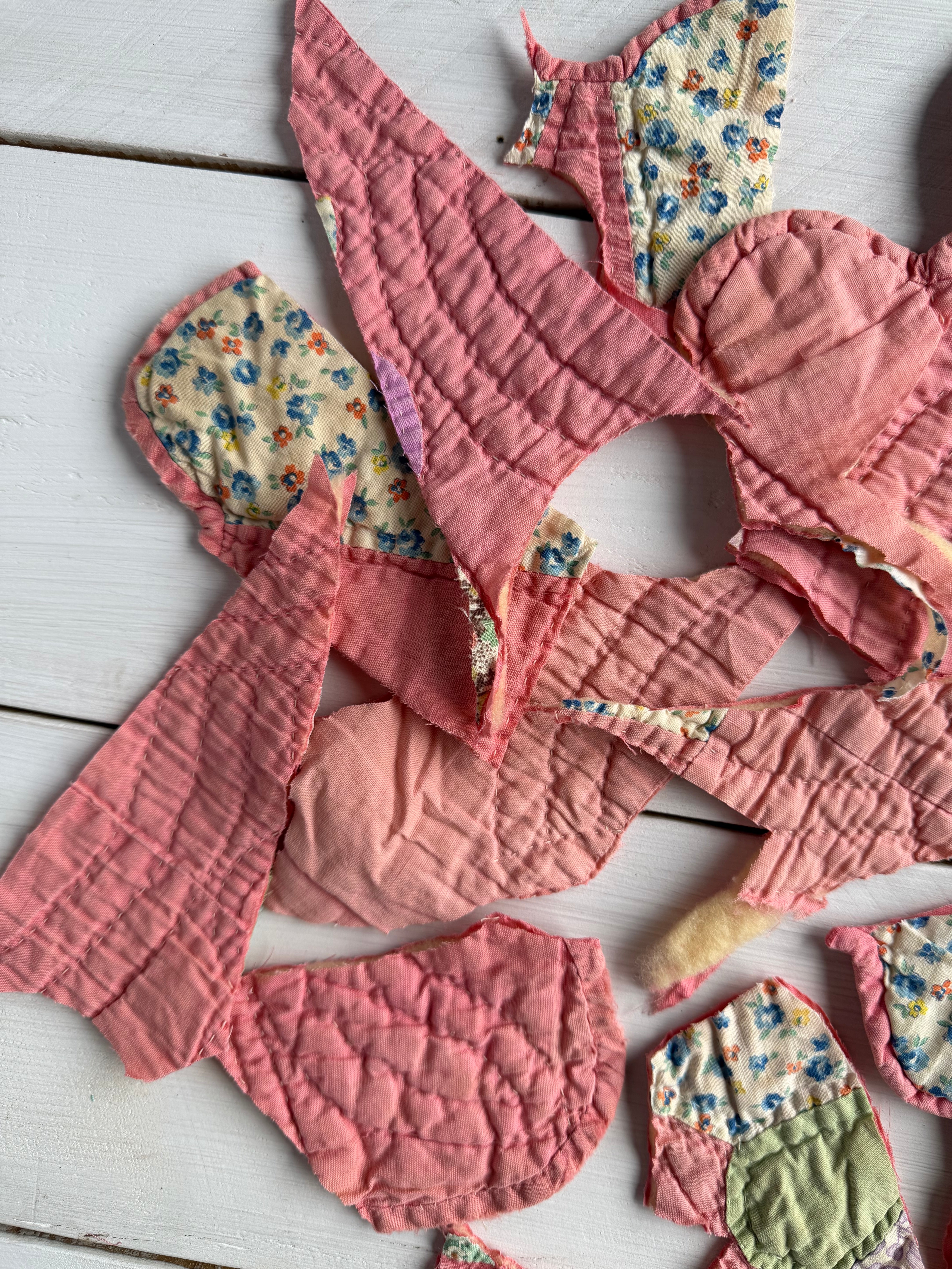 Vintage Quilt Scraps