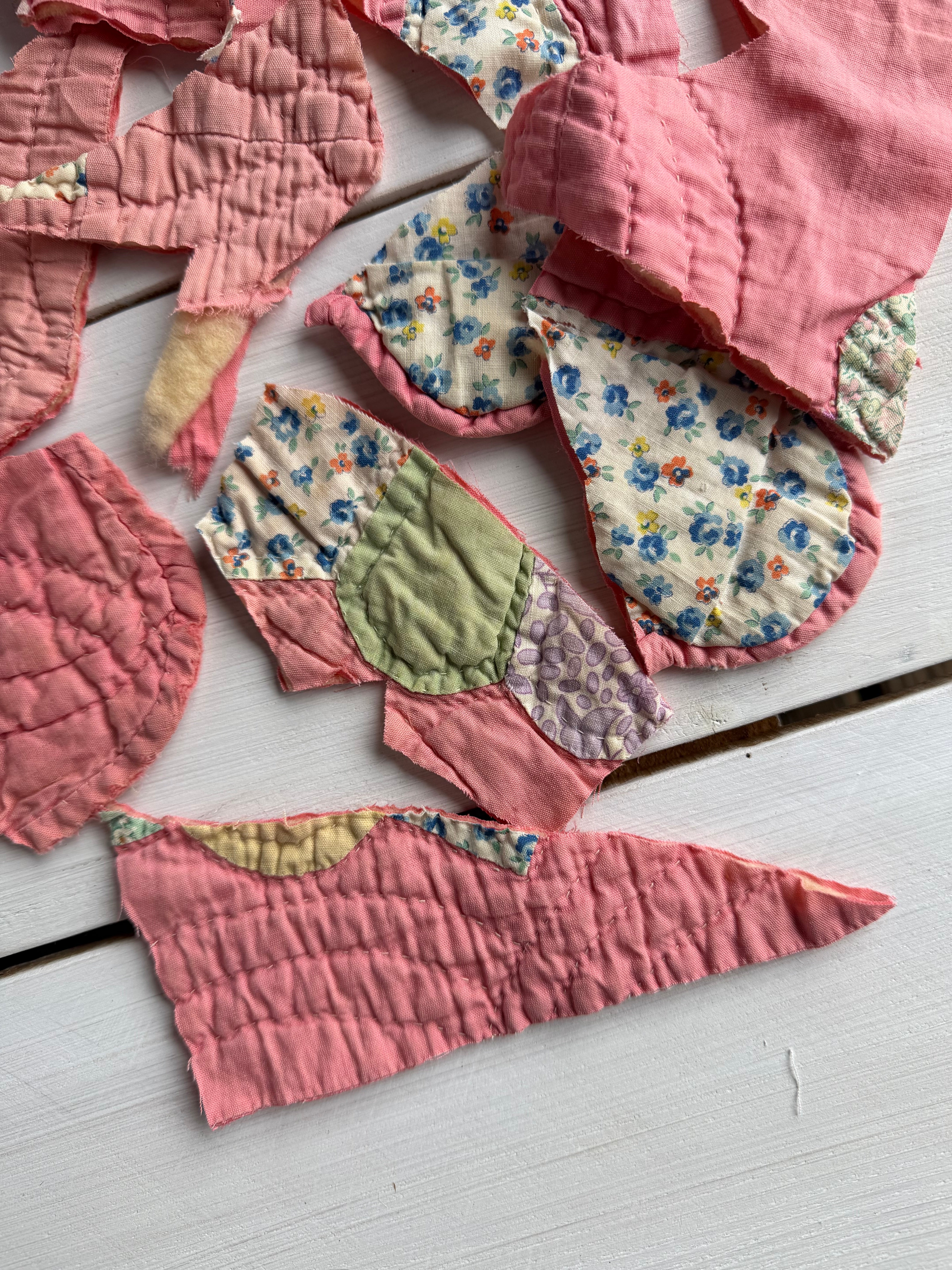 Vintage Quilt Scraps