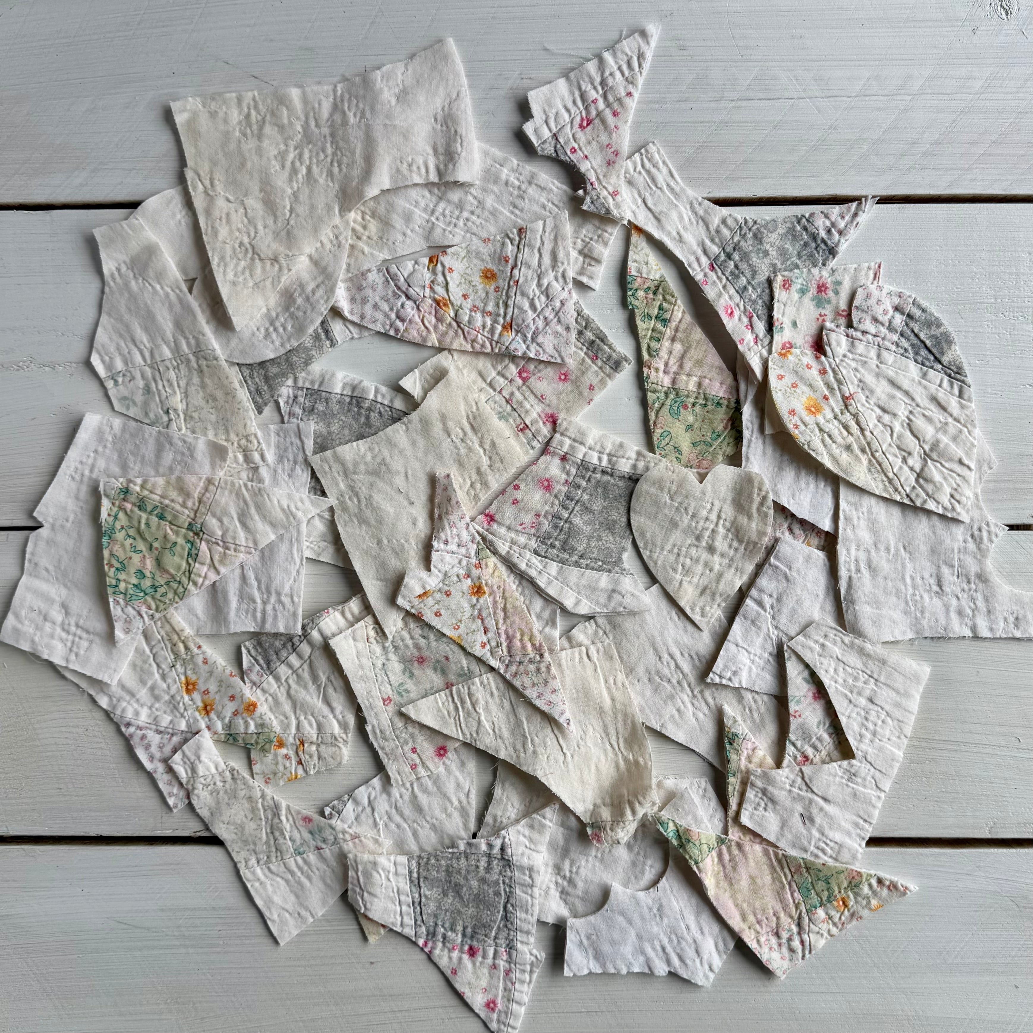 Vintage Quilt Scraps