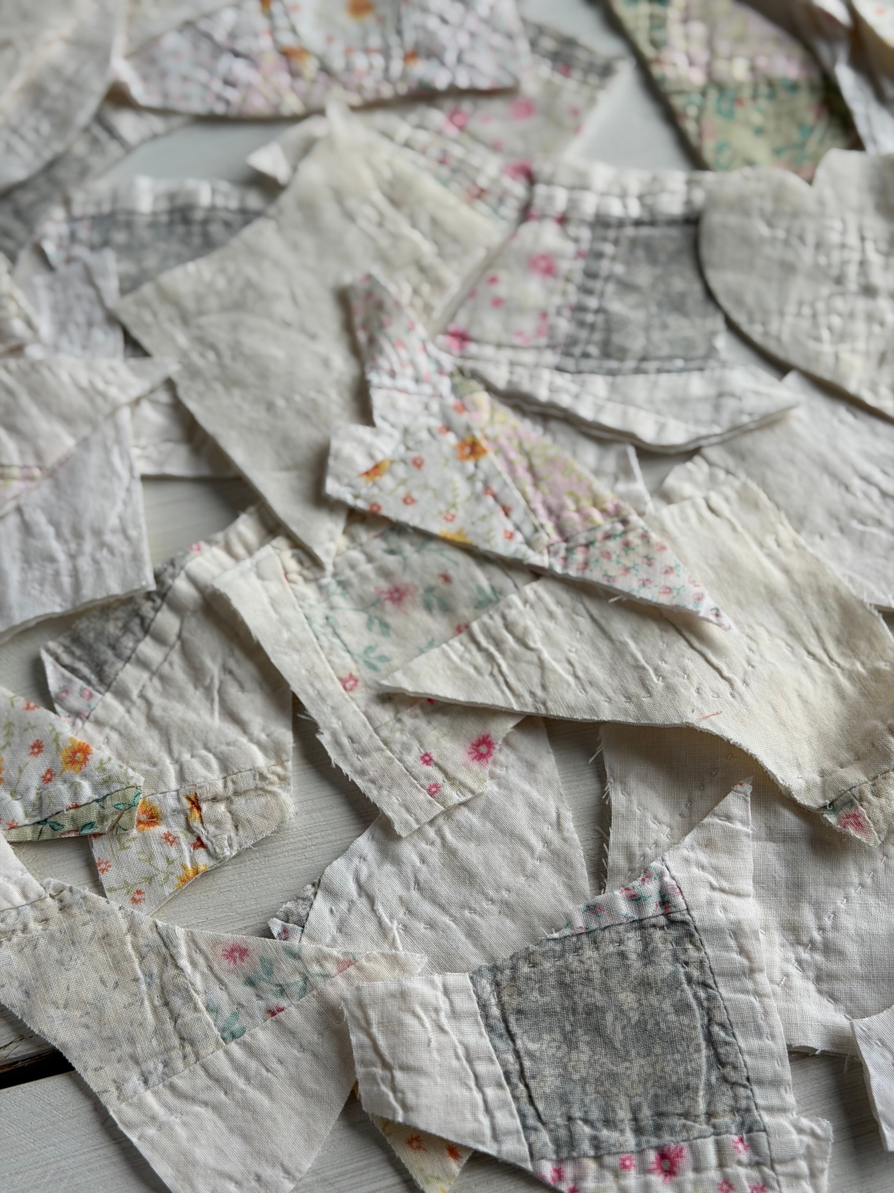 Vintage Quilt Scraps