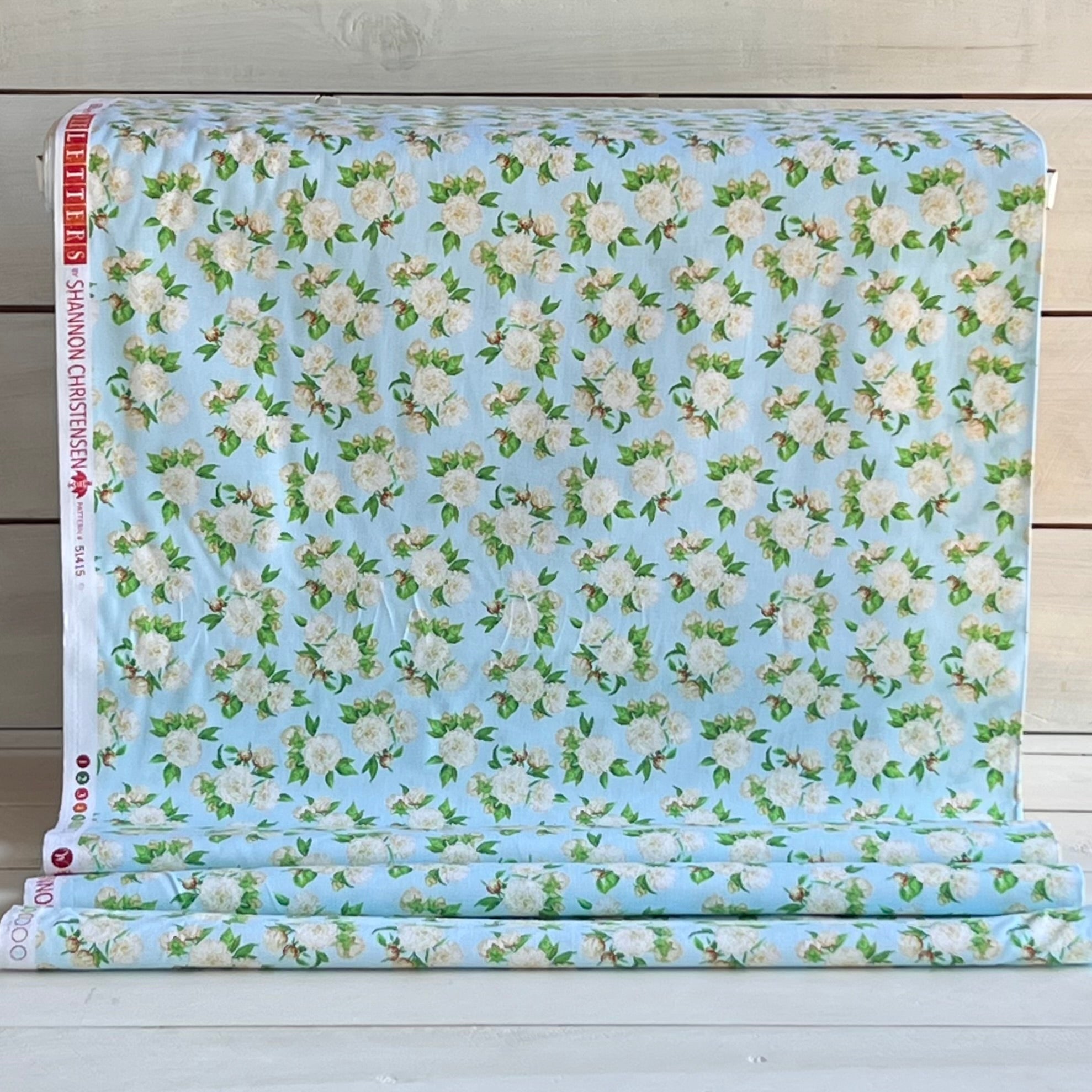Love Letters Rose Fabric Blue by Windham Fabrics (Copy)